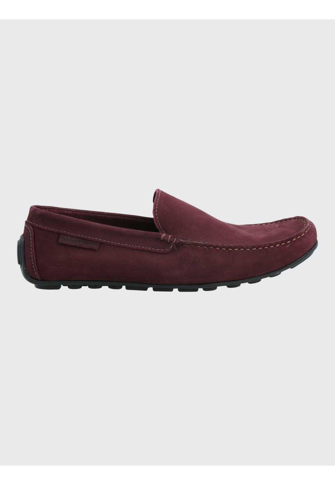 Mocasin Cuero Hombre Blumenau Burdeo-1