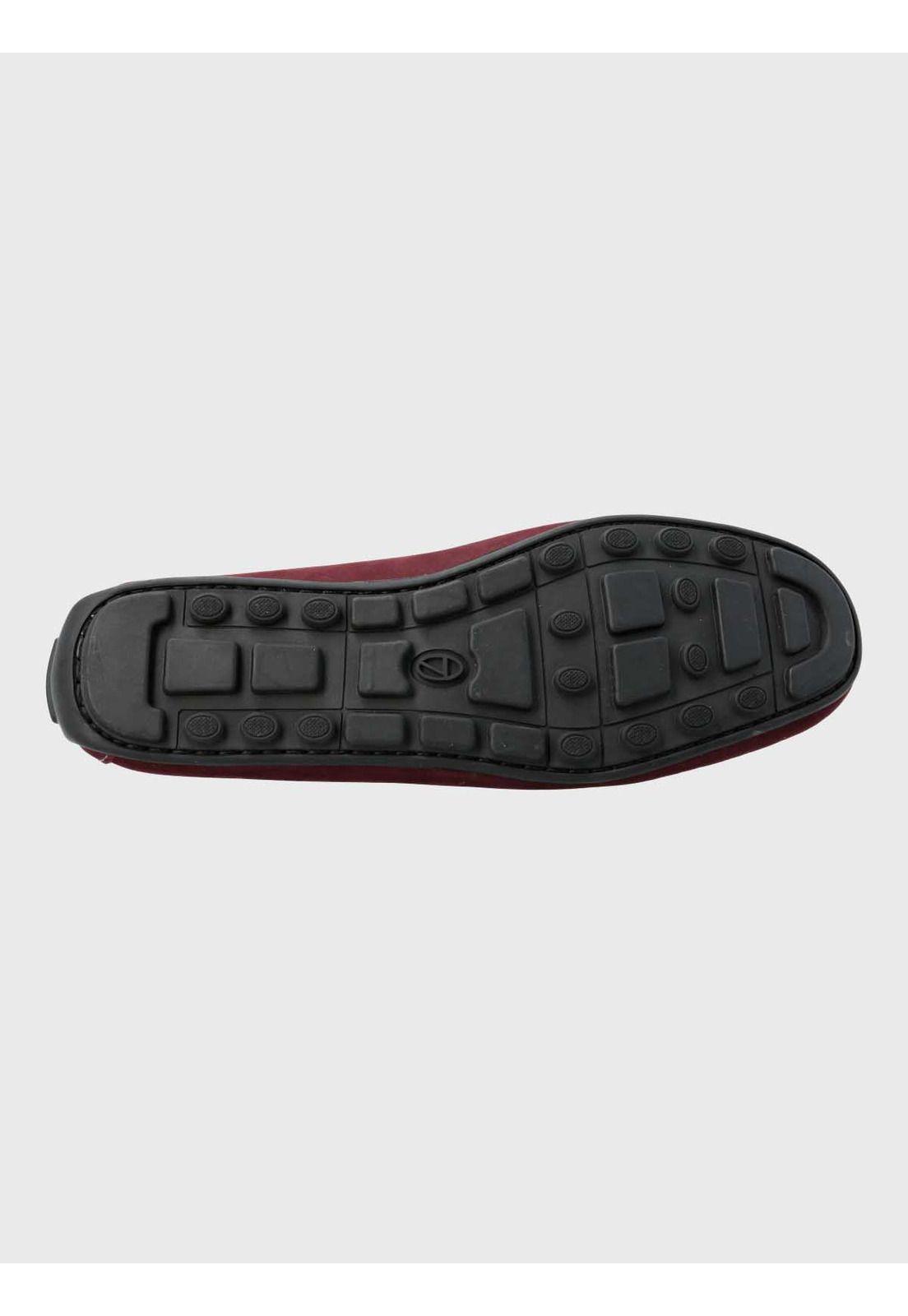 Mocasin Cuero Hombre Blumenau Burdeo-7