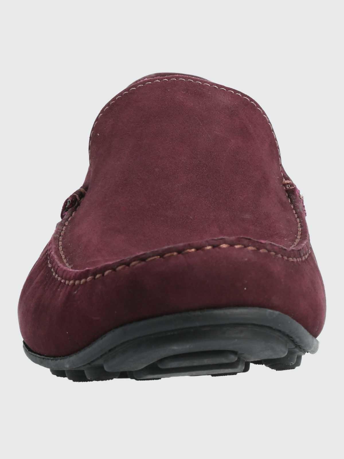 Mocasin Cuero Hombre Blumenau Burdeo-3