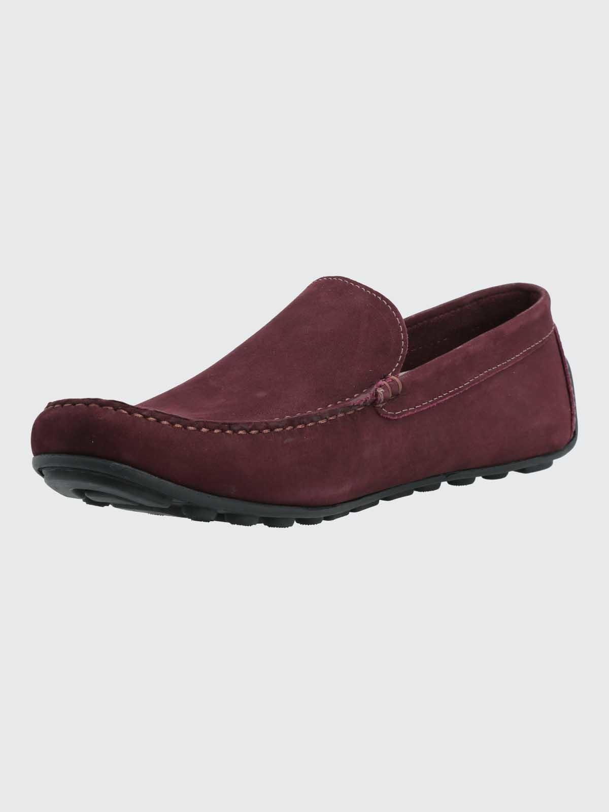 Mocasin Cuero Hombre Blumenau Burdeo-4