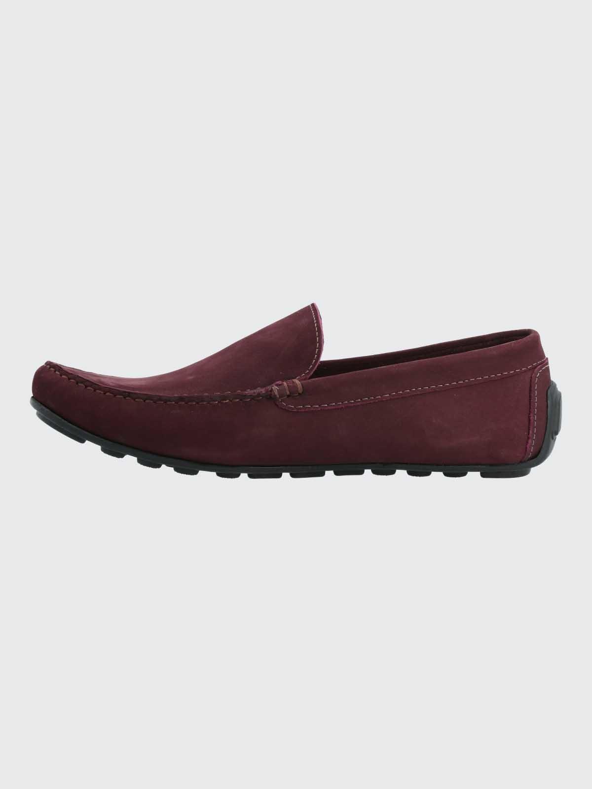 Mocasin Cuero Hombre Blumenau Burdeo-5