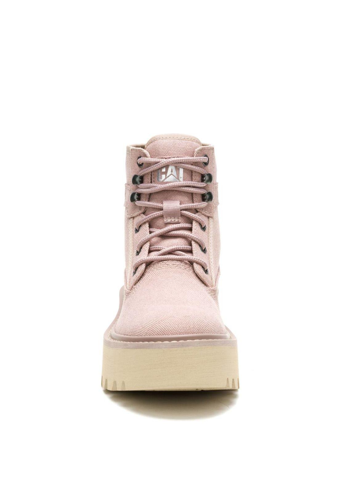Botin Mujer Colorado Max 6 Palo Rosa-4