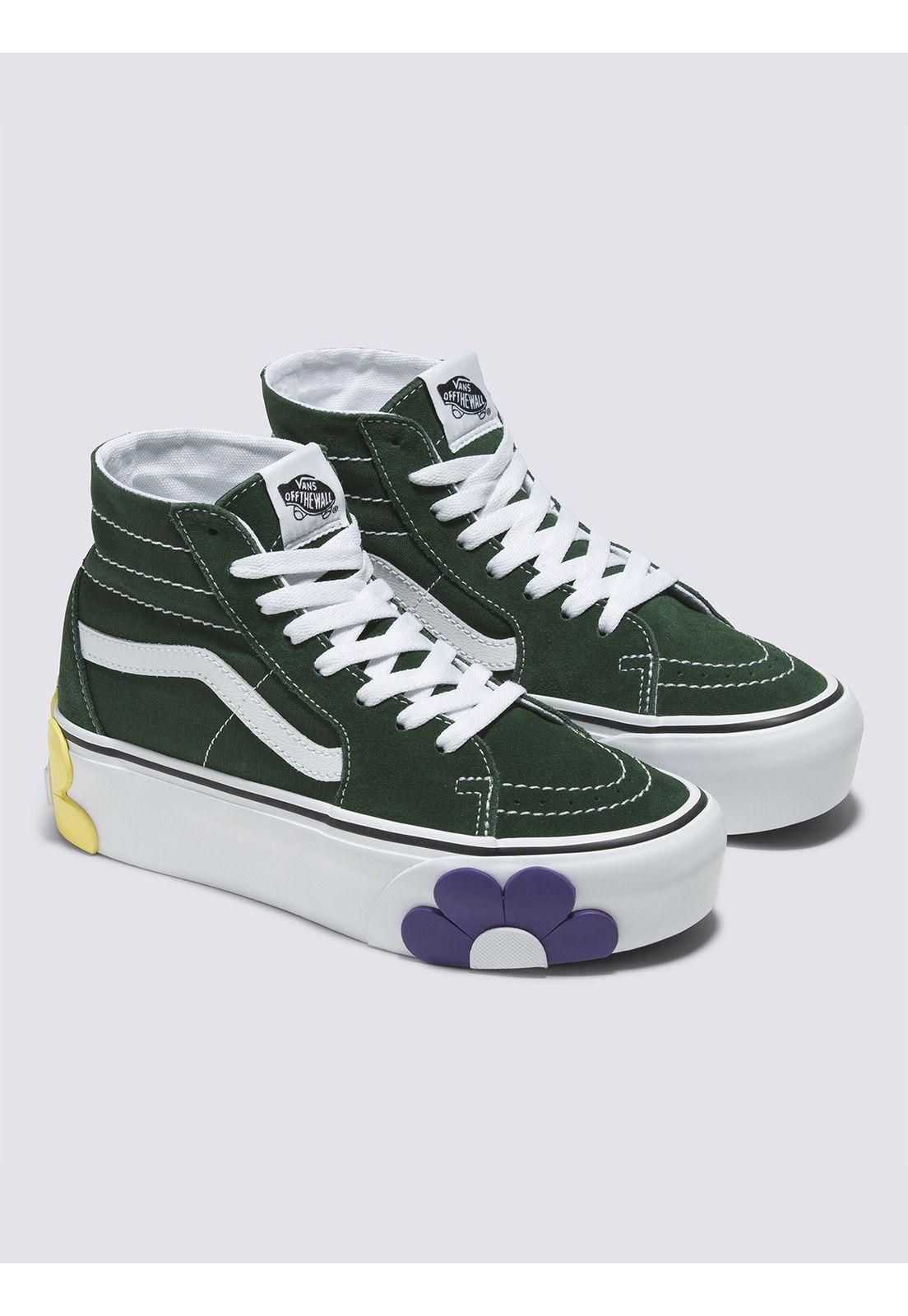 Zapatilla Caña Sk8-Hi Tapered Stack Verde Unisex-0