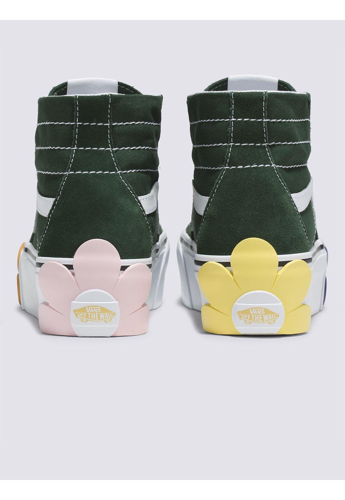 Zapatilla Caña Sk8-Hi Tapered Stack Verde Unisex-4