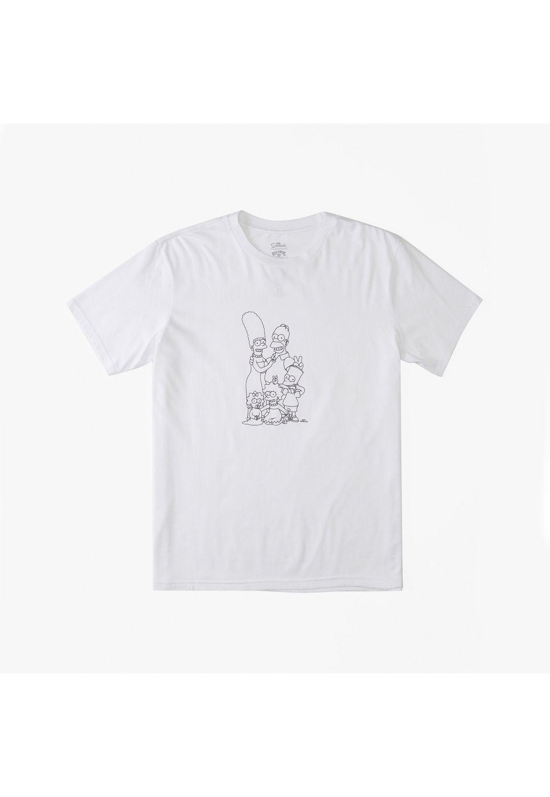 Polera M/C Hombre Simpsons Nuclear Blanco-4