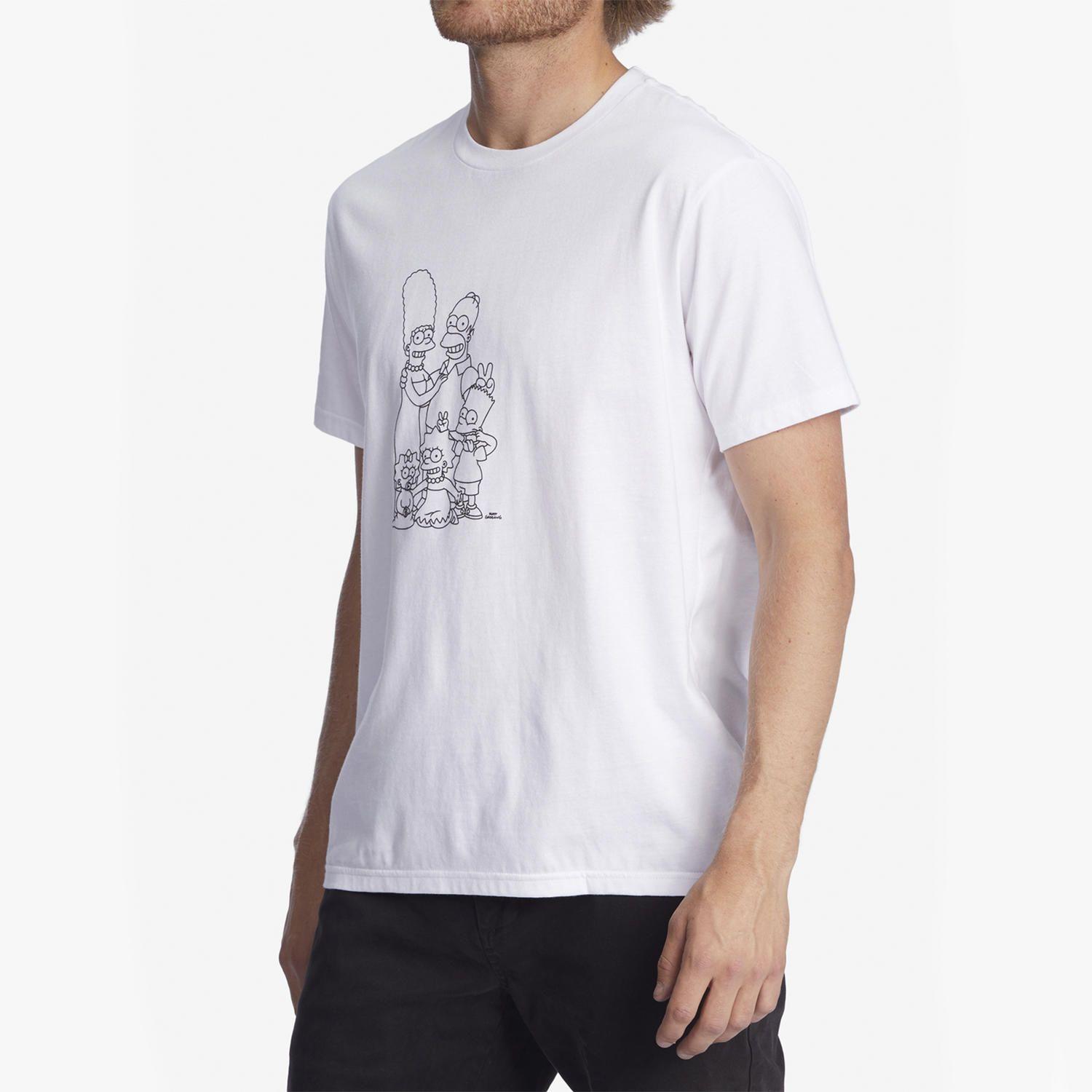 Polera M/C Hombre Simpsons Nuclear Blanco-1