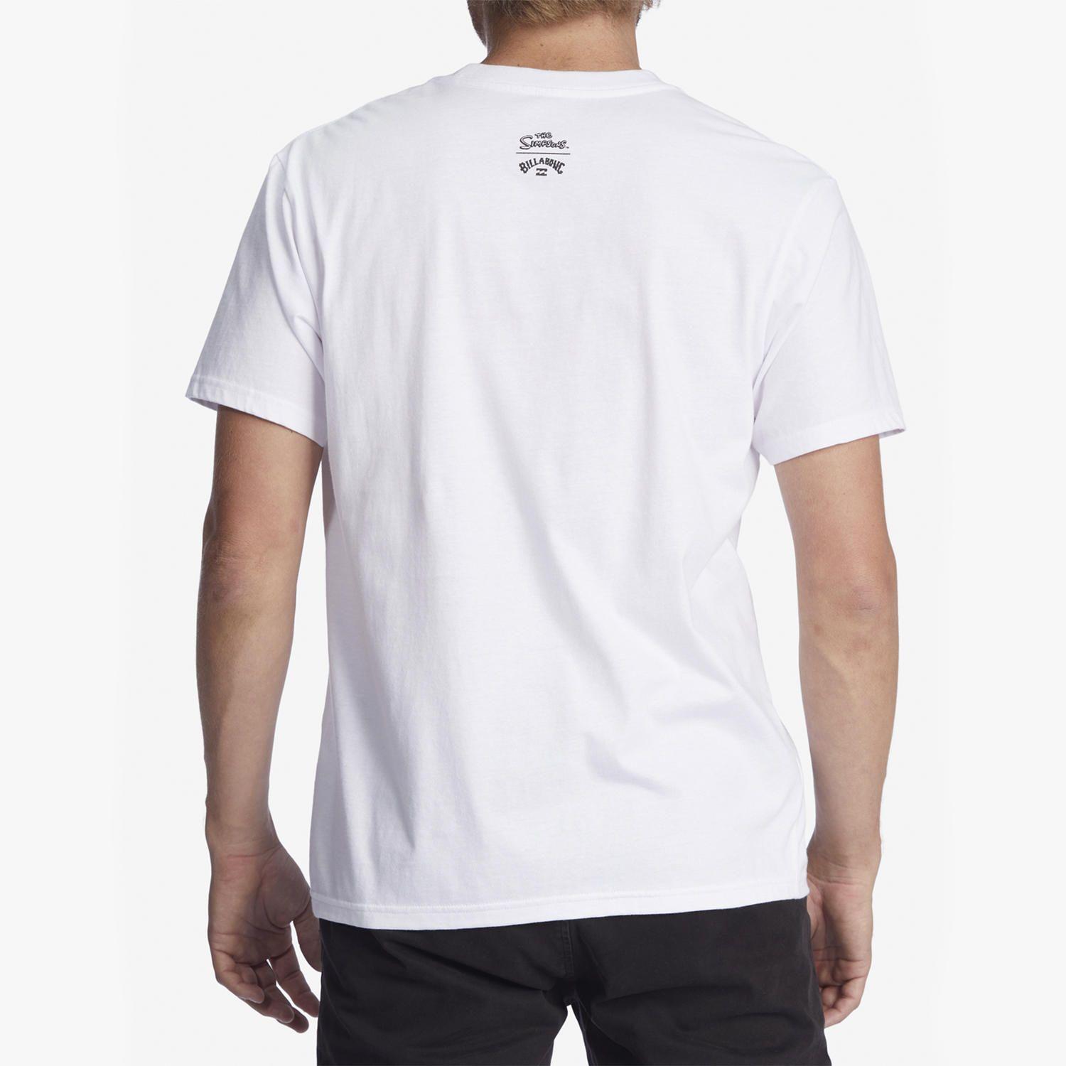 Polera M/C Hombre Simpsons Nuclear Blanco-2
