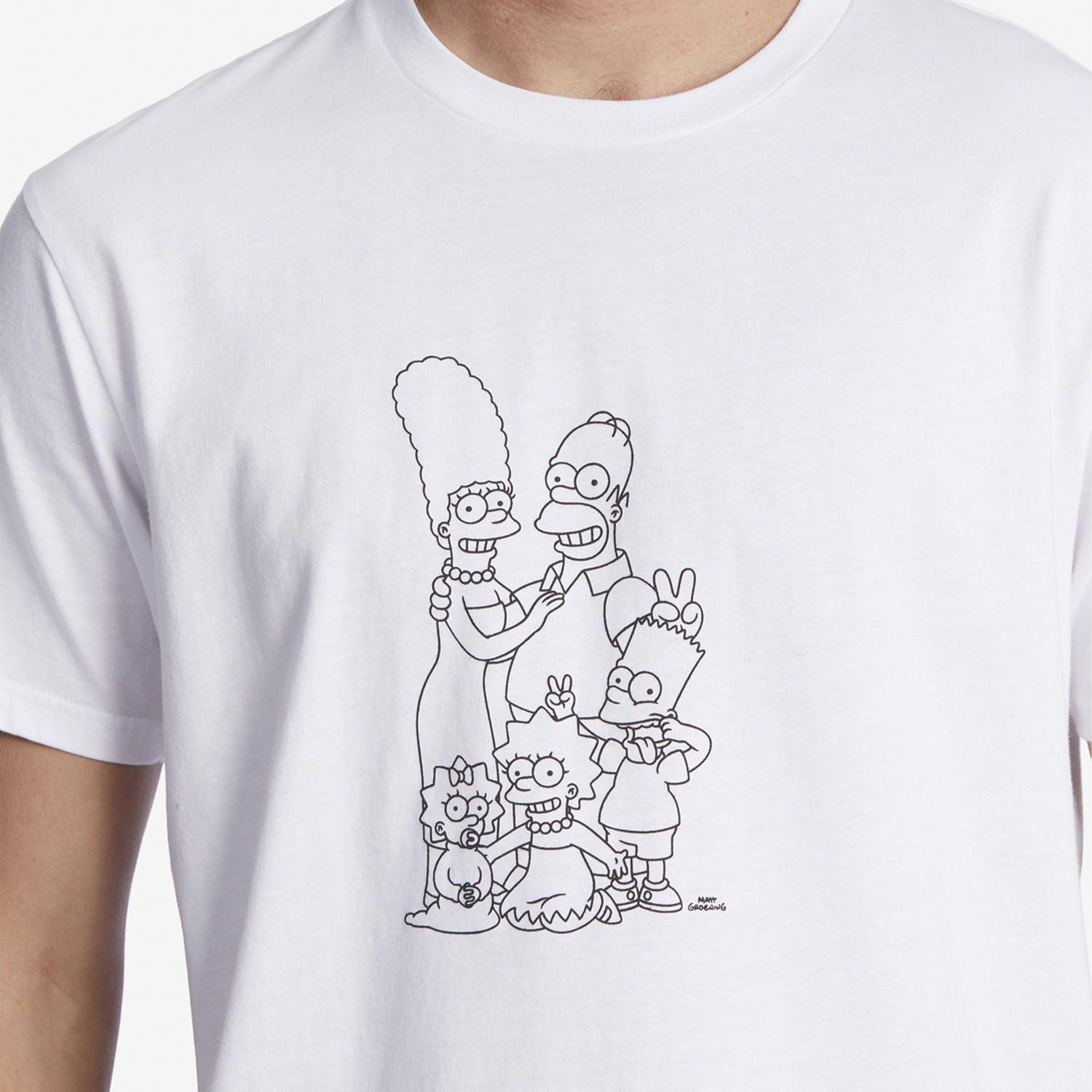 Polera M/C Hombre Simpsons Nuclear Blanco-3