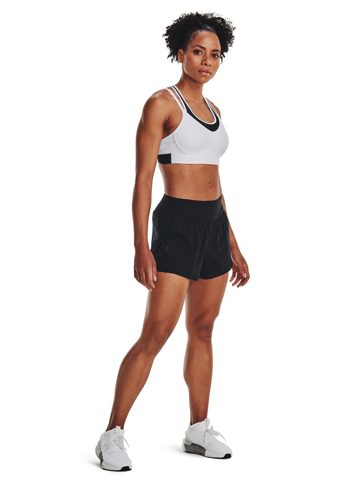 Shorts UA Flex Woven 2 en 1 mujer Negro-5