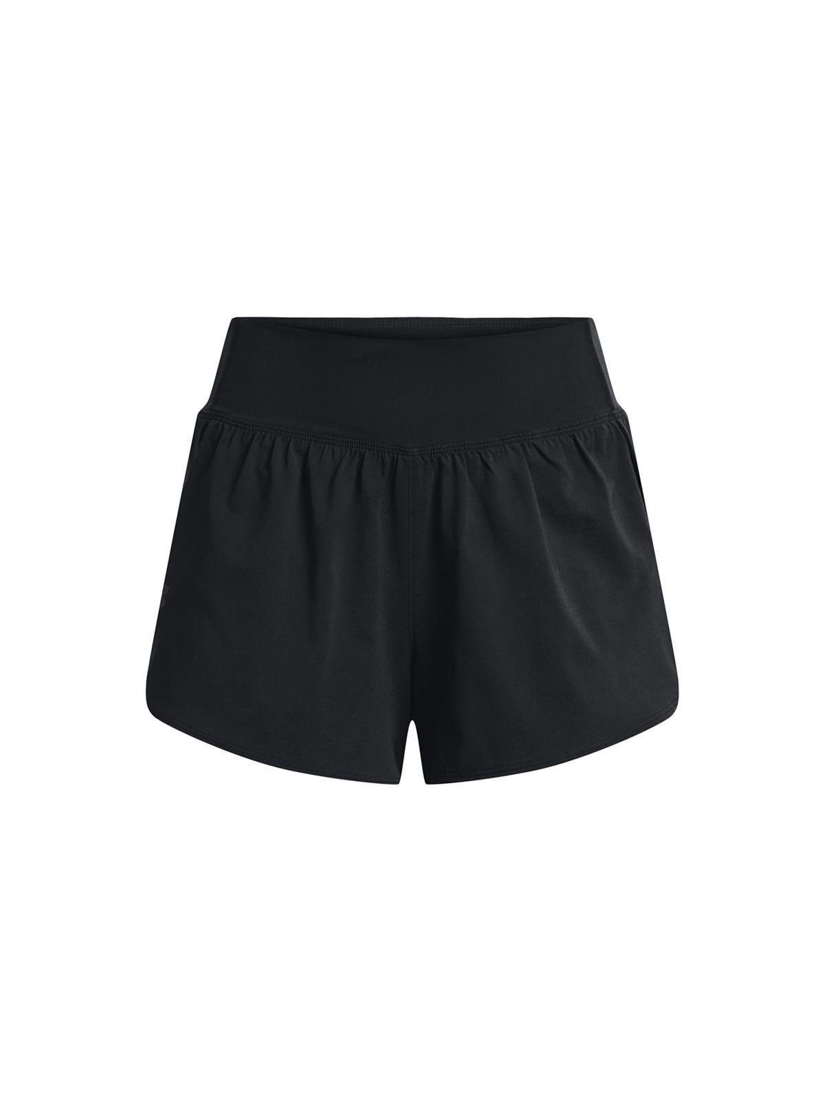 Shorts UA Flex Woven 2 en 1 mujer Negro-0