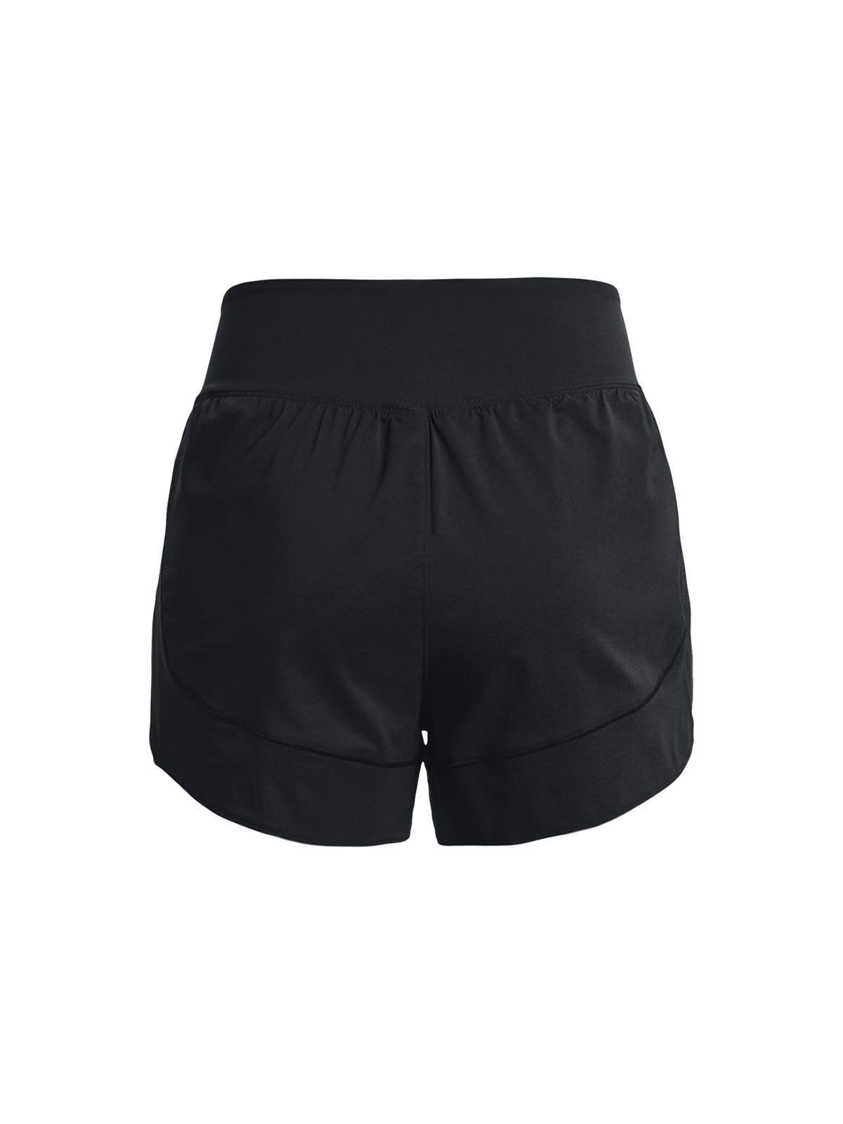 Shorts UA Flex Woven 2 en 1 mujer Negro-1