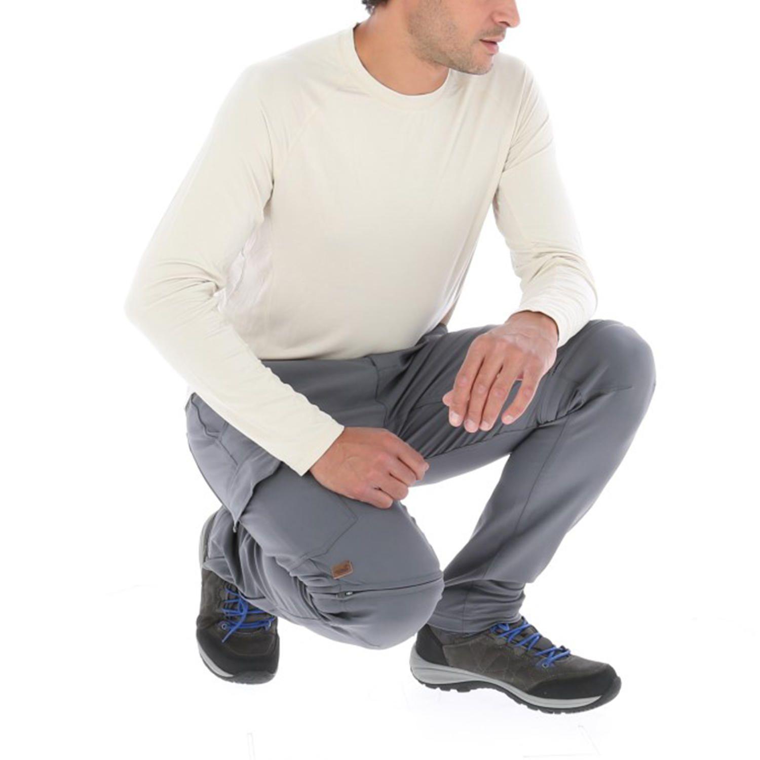 Pantalon Hombre Algodón Desmontable Perla-4