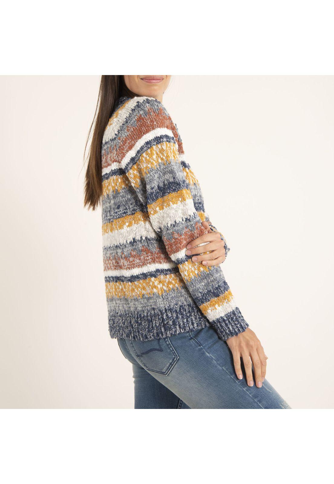 Sweater Mujer Kaika Azul-2