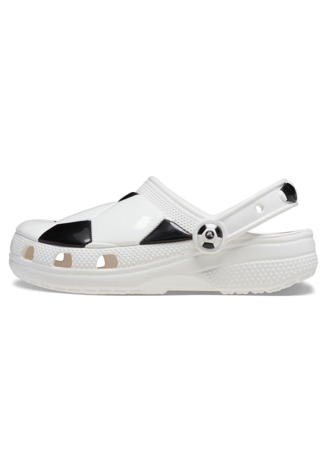 Zueco Niño Soccer Ball Clog K Blanco-1