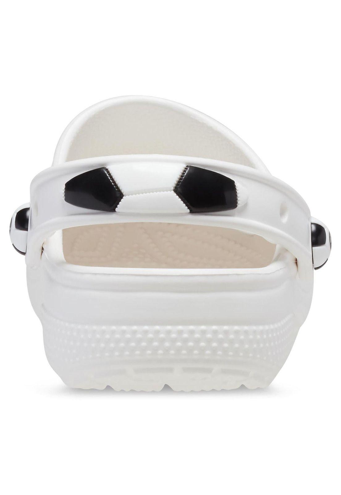 Zueco Niño Soccer Ball Clog K Blanco-7