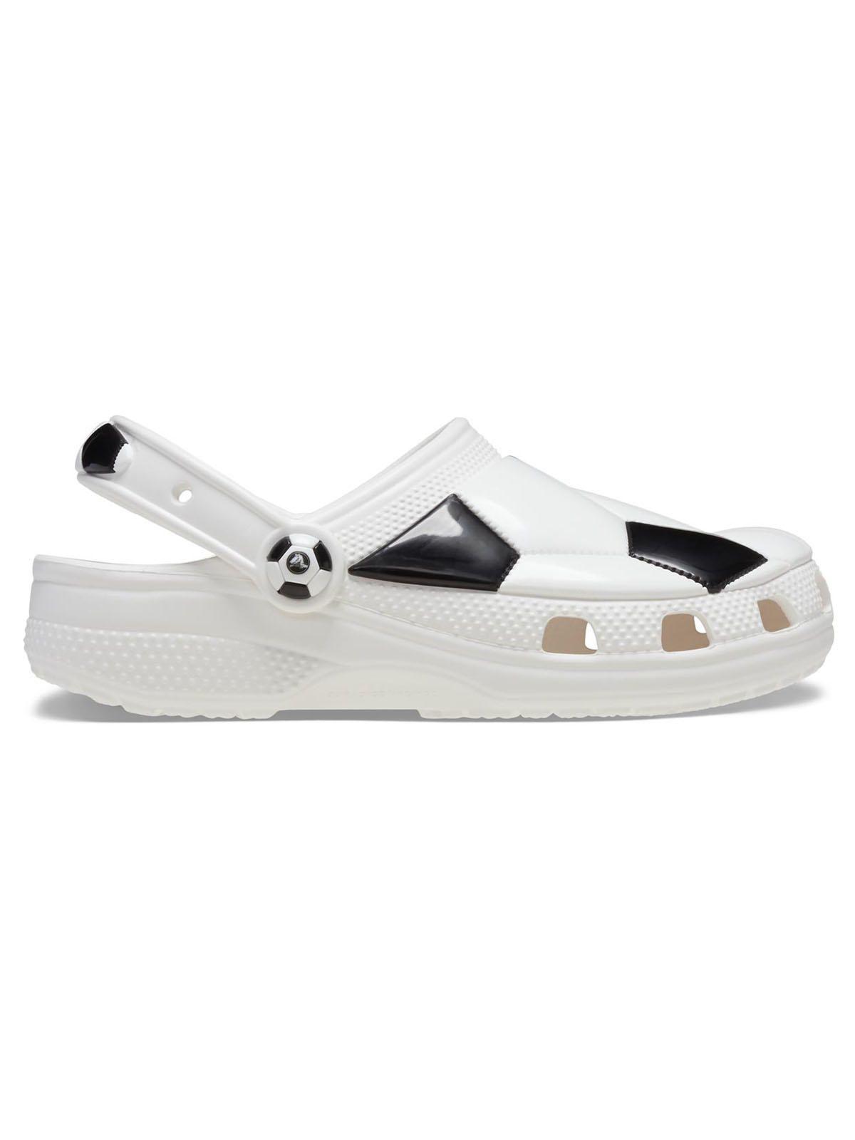 Zueco Crocs Niño Soccer Ball Clog K Blanco-0