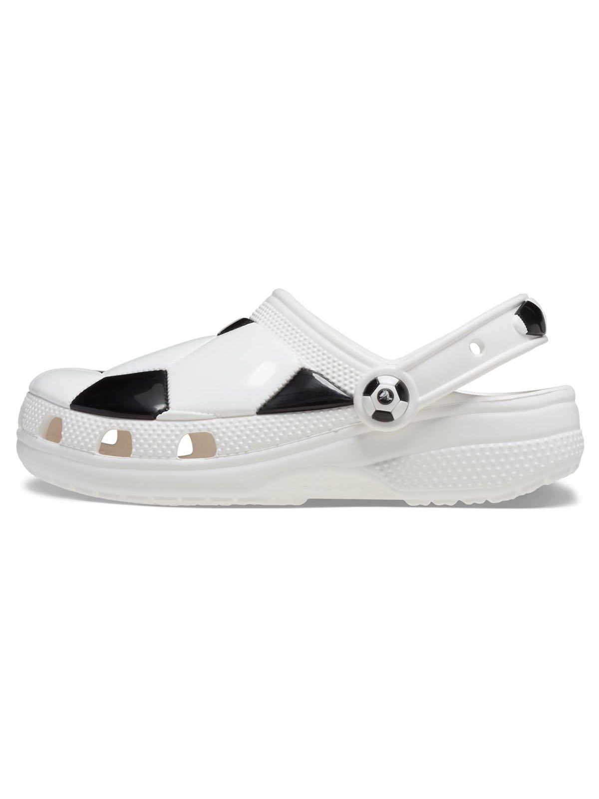 Zueco Crocs Niño Soccer Ball Clog K Blanco-1