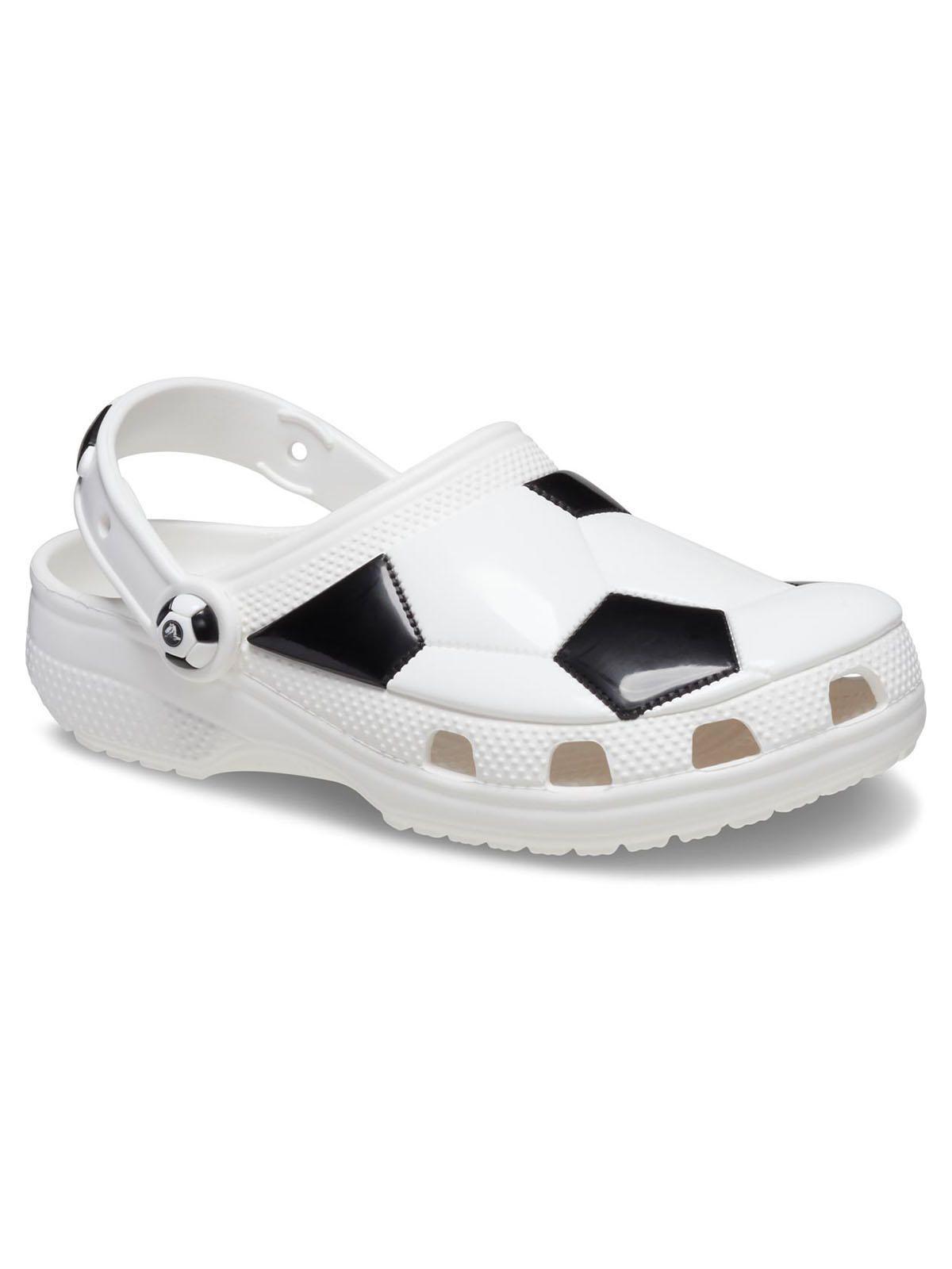Zueco Crocs Niño Soccer Ball Clog K Blanco-6