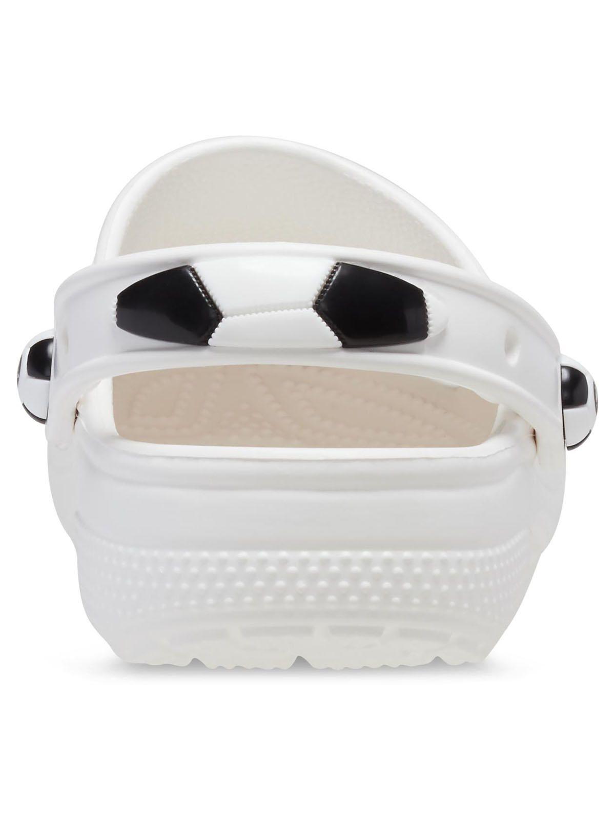 Zueco Crocs Niño Soccer Ball Clog K Blanco-7