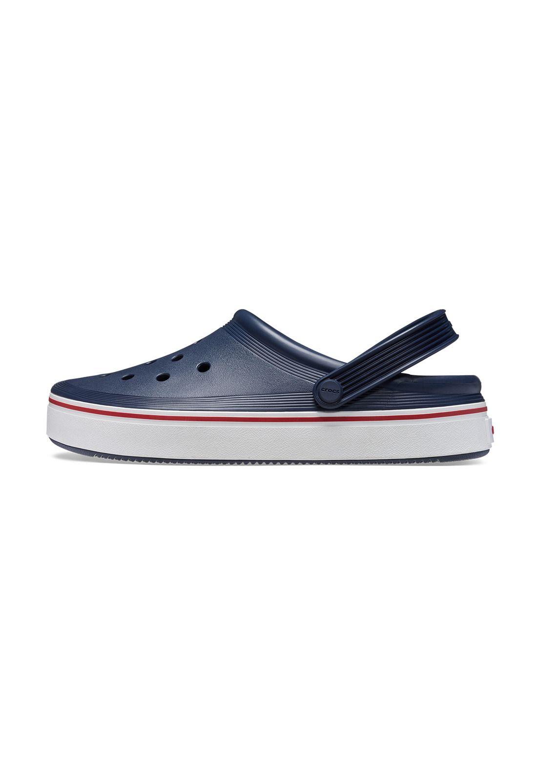 Zueco Hombre Off Court Clog Azul-1