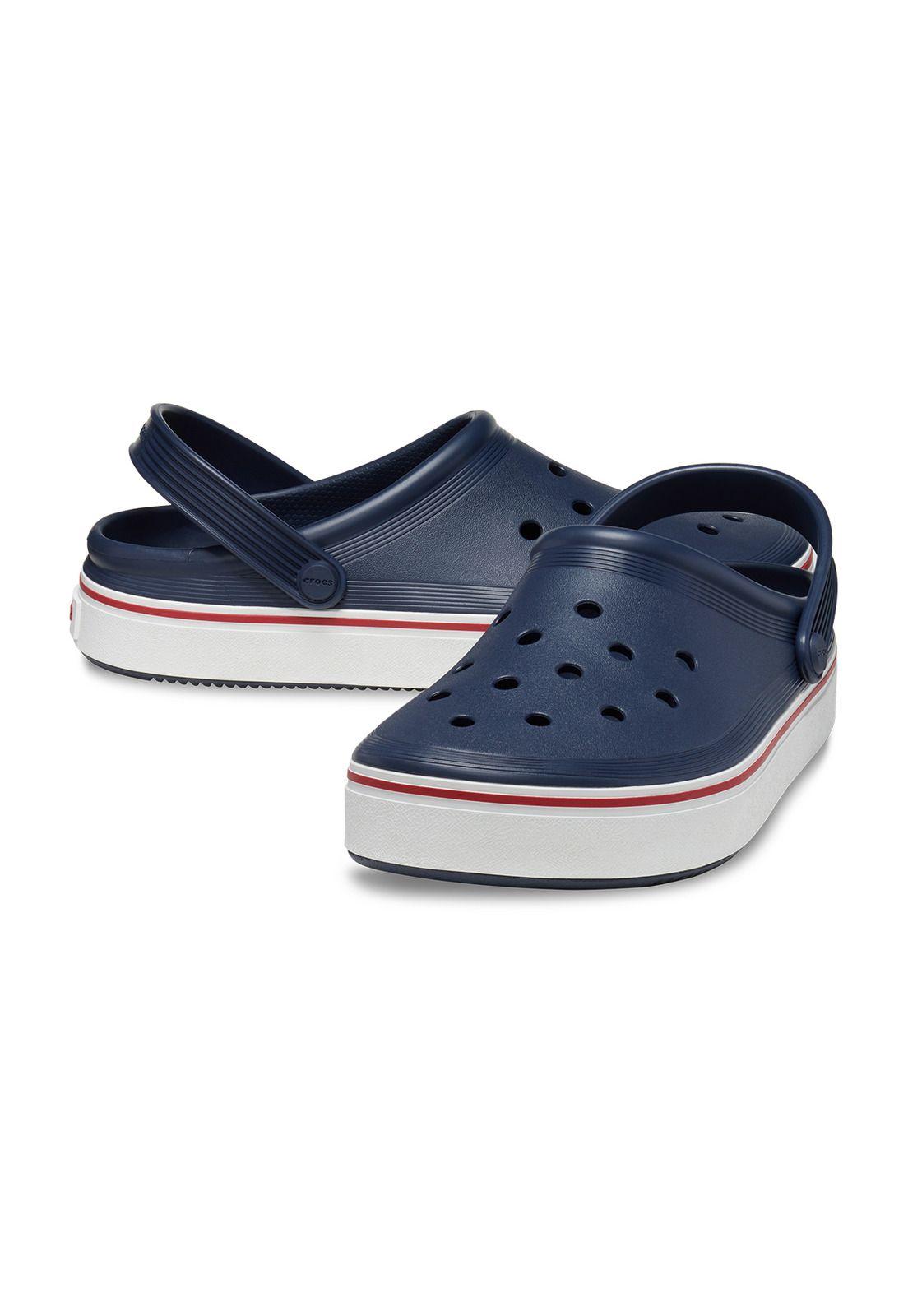 Zueco Hombre Off Court Clog Azul-3