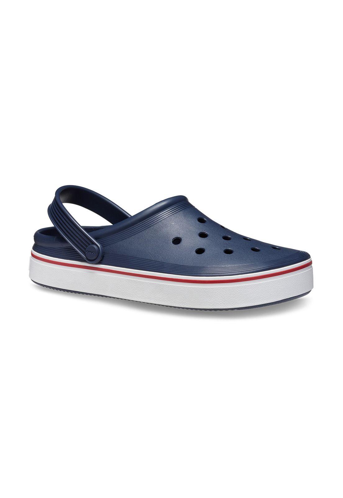 Zueco Hombre Off Court Clog Azul-6