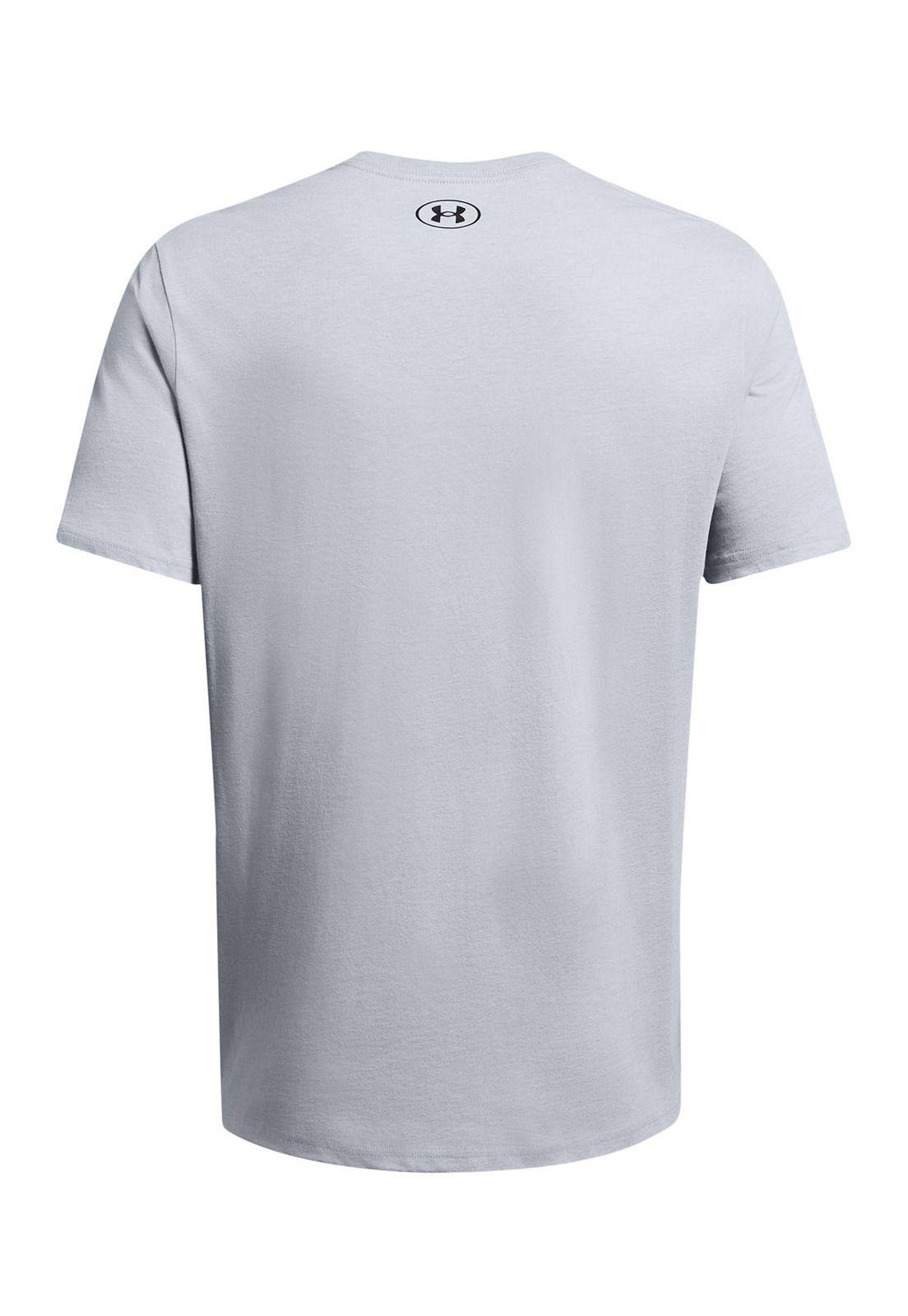 Polera manga corta Foundation hombre Gris-1