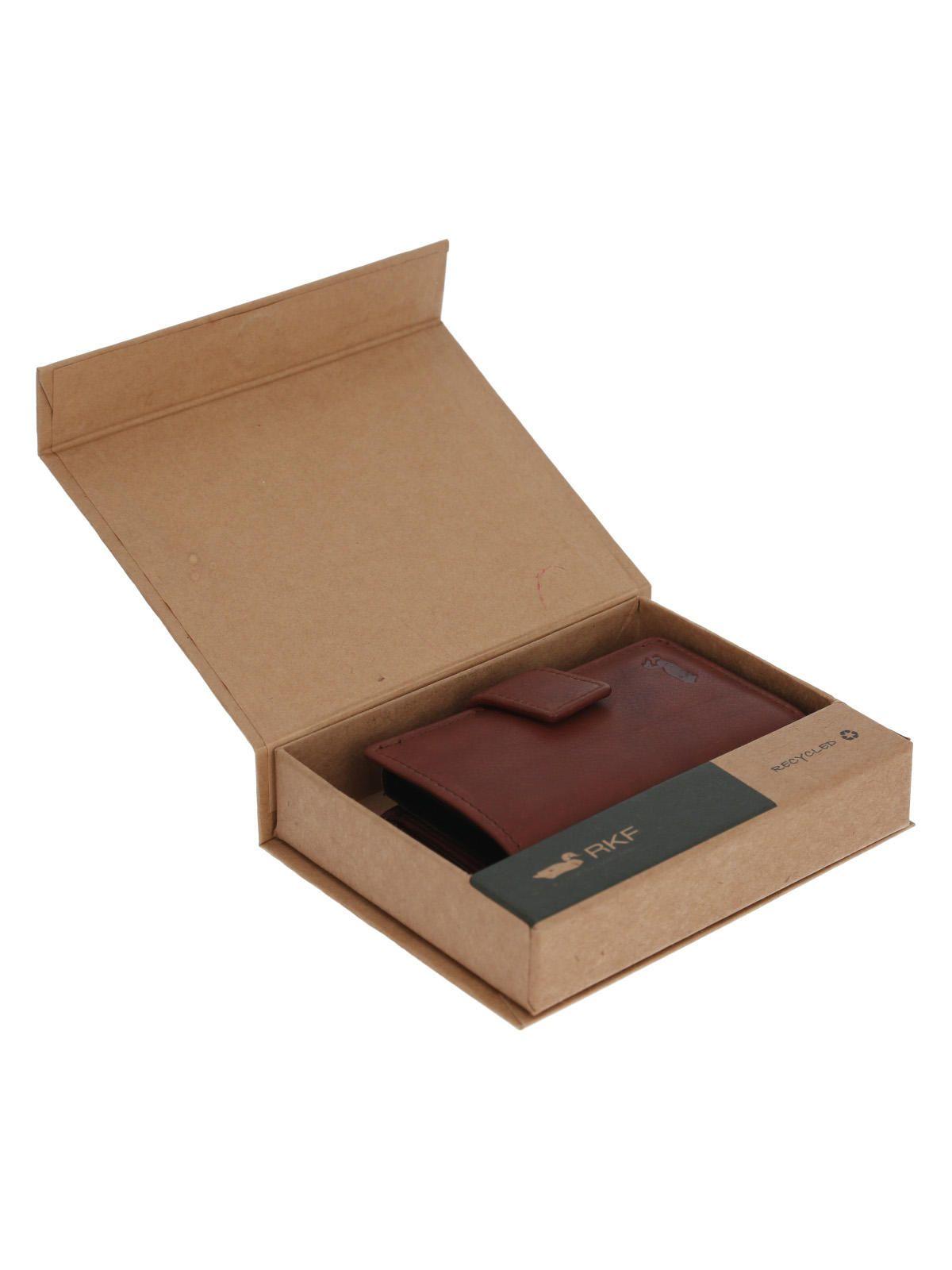 Billetera Cuero Hombre Aq Multicards Café-4