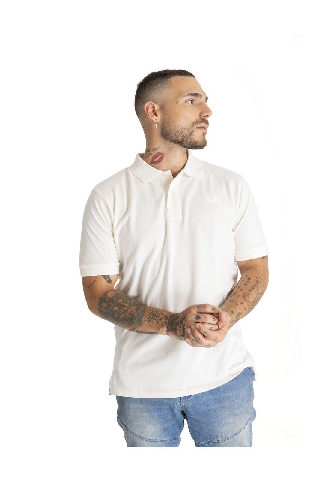 Polera Hombre Foundation Stretch P Crema-1