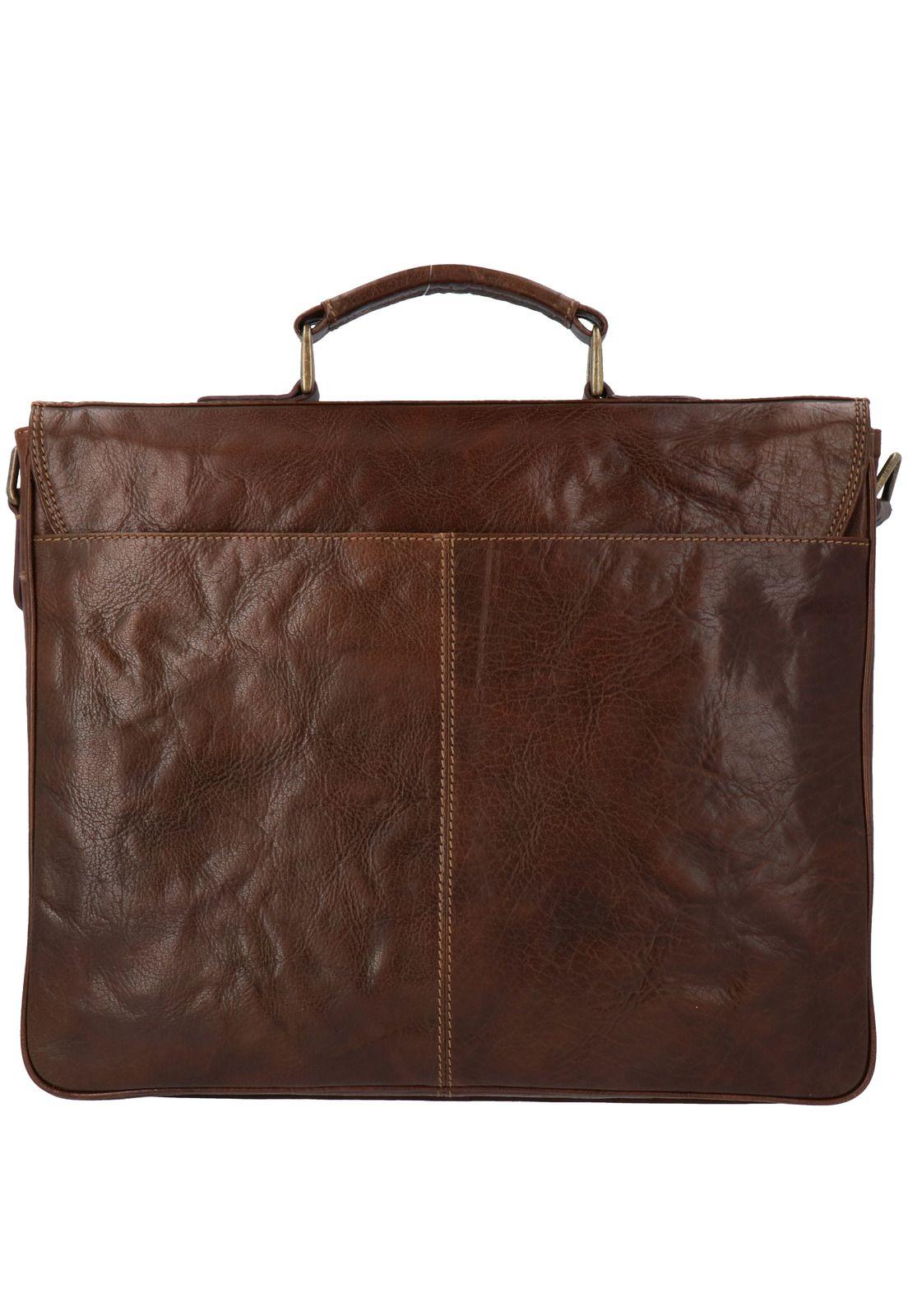 Maletín Cuero  Vin Connery Café-2