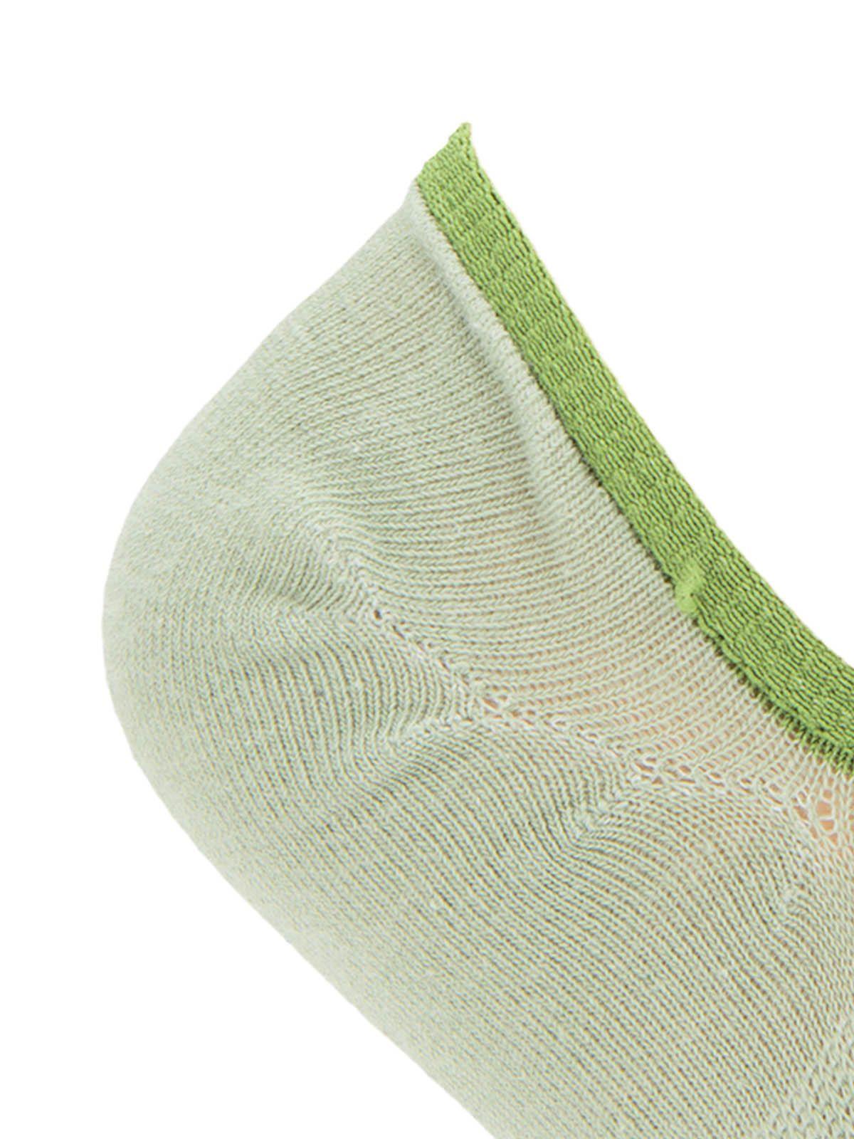 Calcetin Bambú Mujer Inv Liso Verde-2