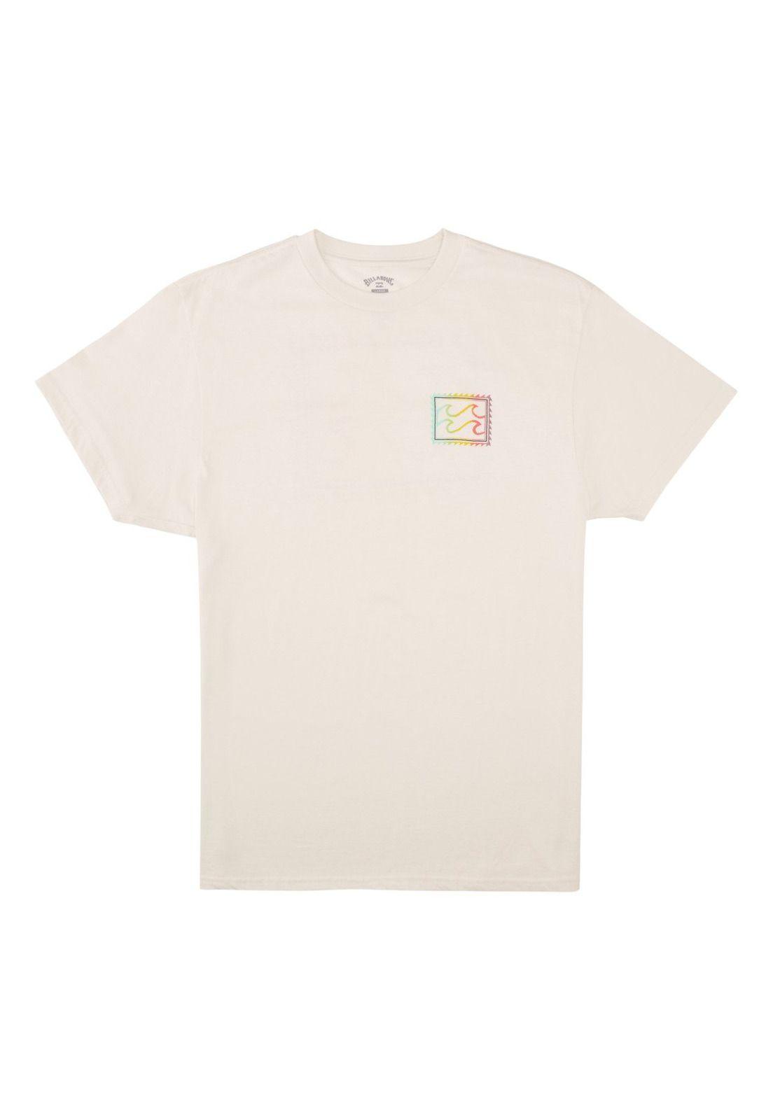 Polera M/C Hombre Crayon Wave Blanco-5