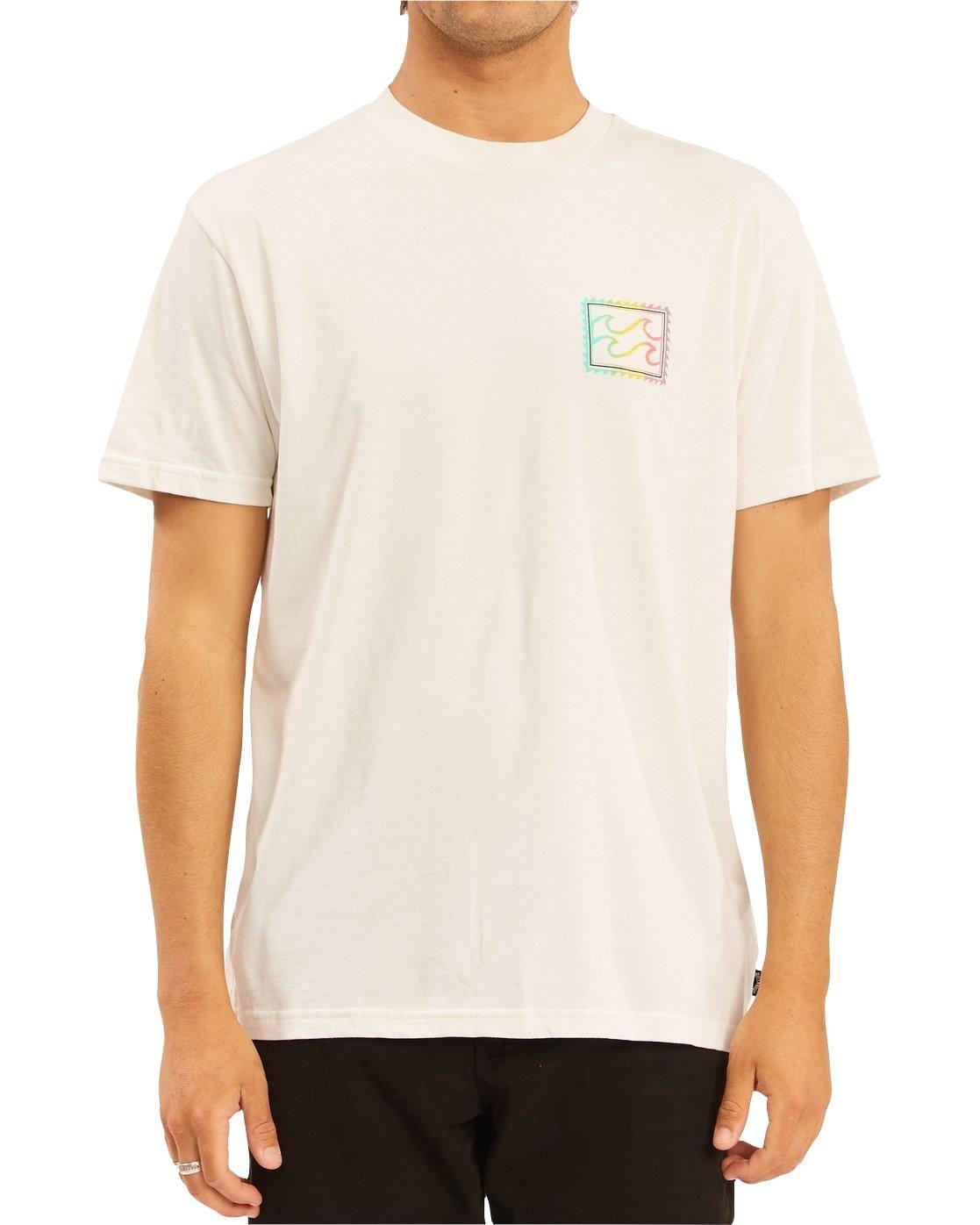 Polera M/C Hombre Crayon Wave Blanco-0