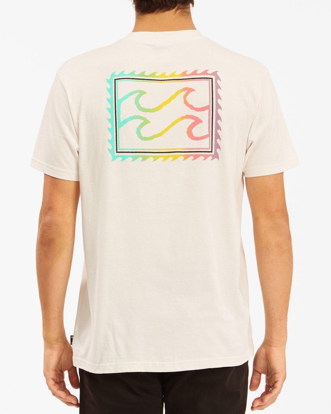 Polera M/C Hombre Crayon Wave Blanco-2