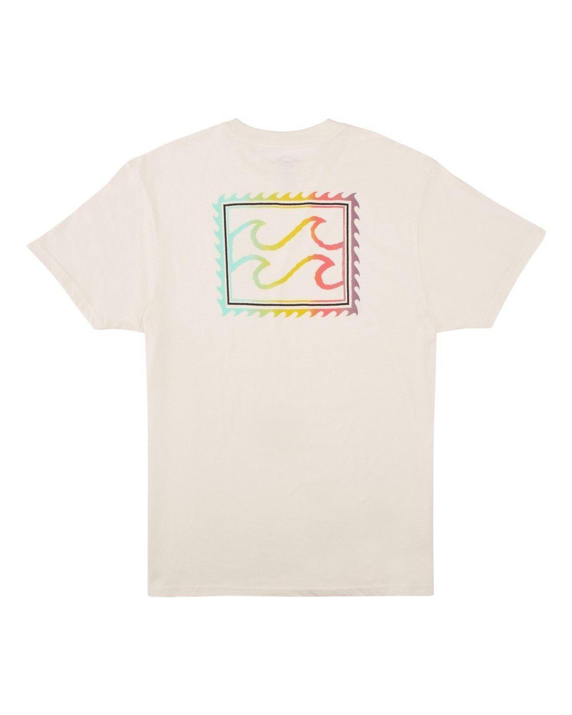 Polera M/C Hombre Crayon Wave Blanco-4