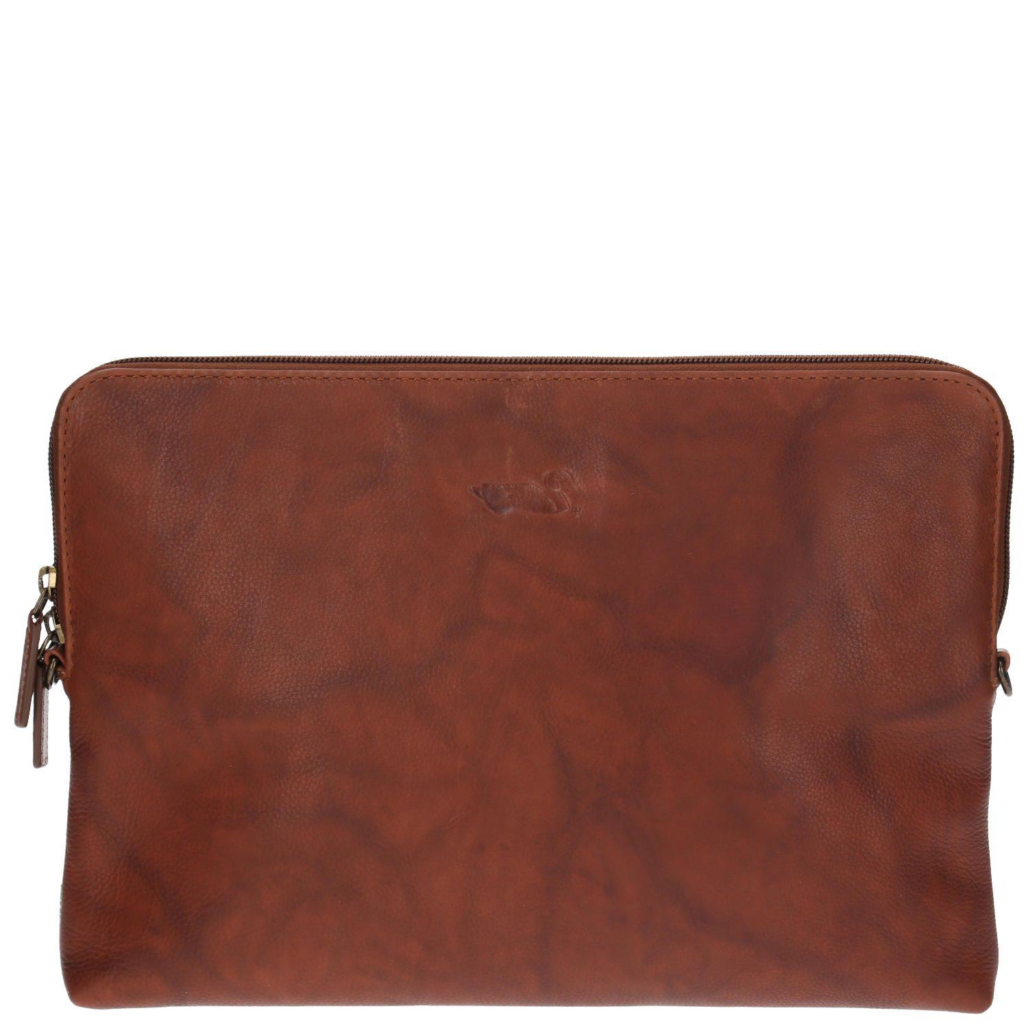 Funda Cuero Unisex Aq S Notebook Café-0
