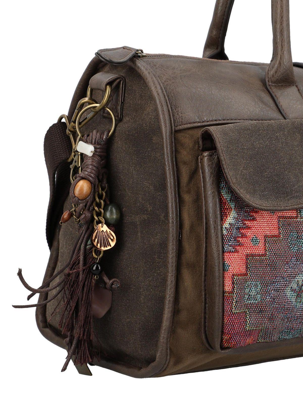 Cartera Papel Mujer Weyi Bag Café-4