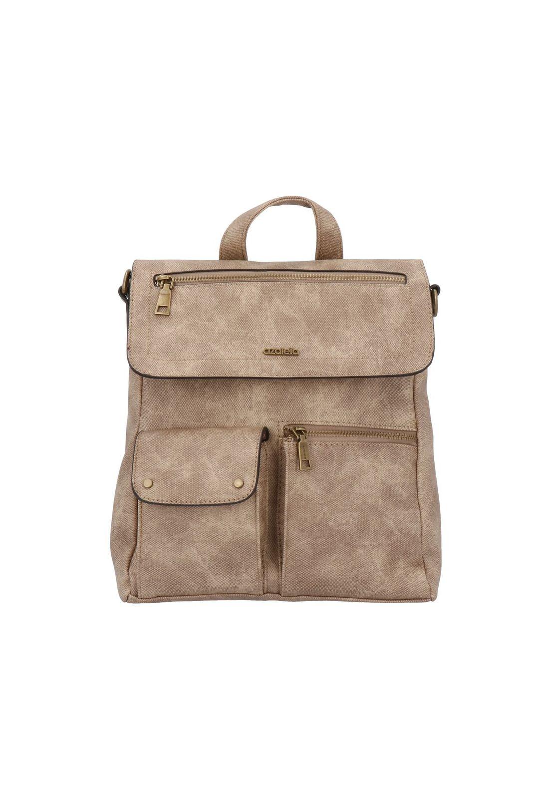 Cartera Mochila Convertible Casey Casual Taupe-0