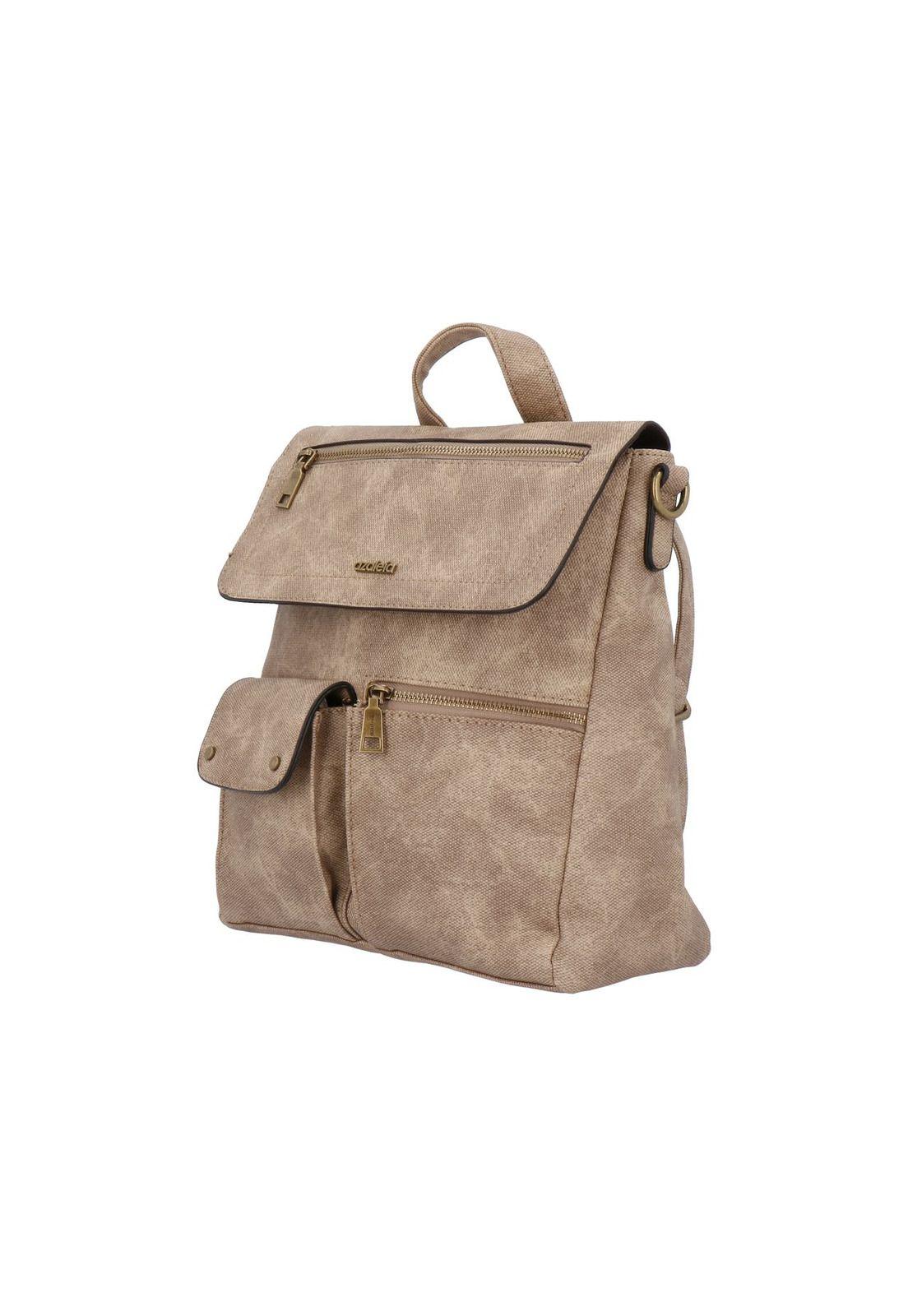 Cartera Mochila Convertible Casey Casual Taupe-1