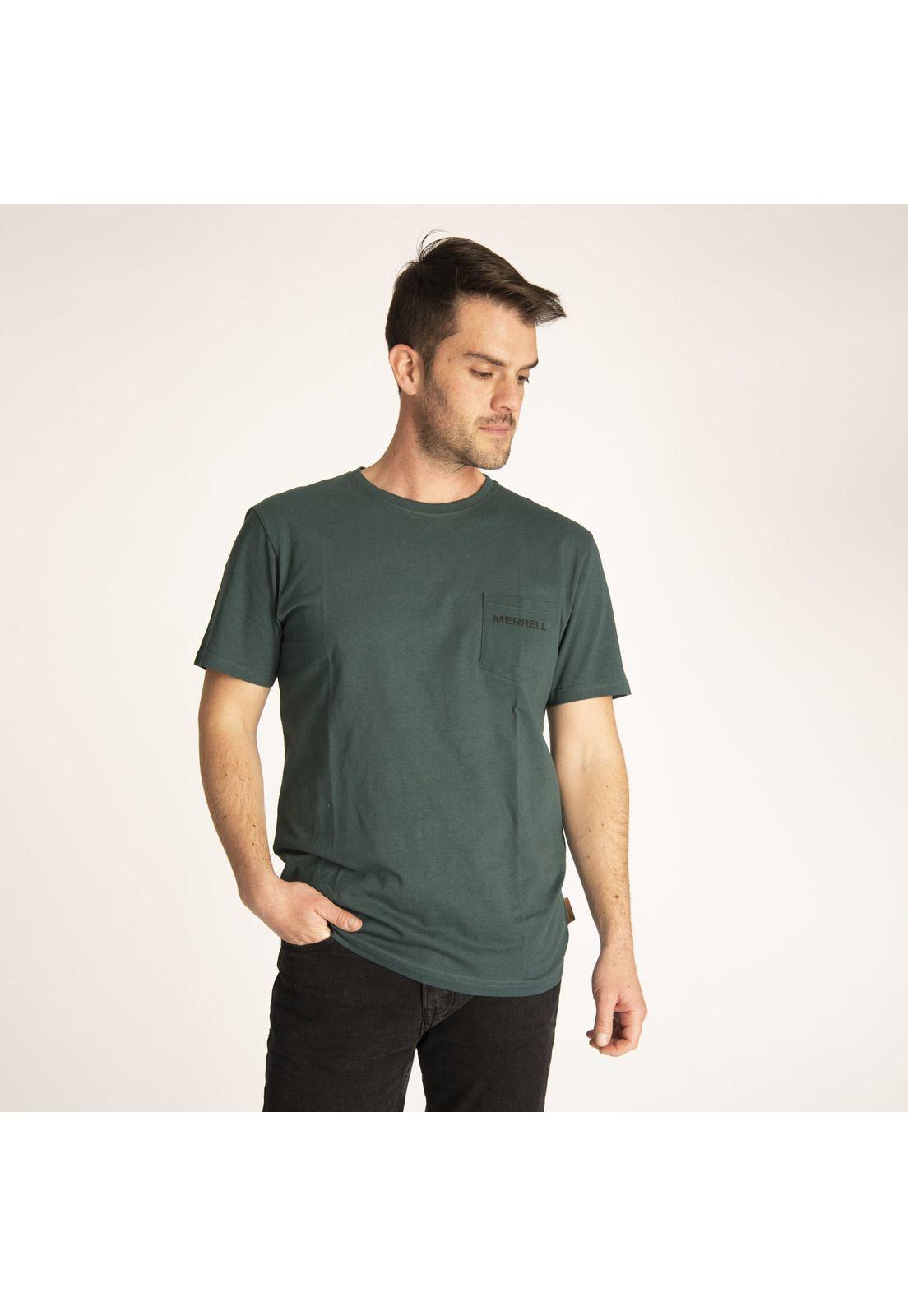 Polera M/C Hombre M Pocket Tee Azul-0