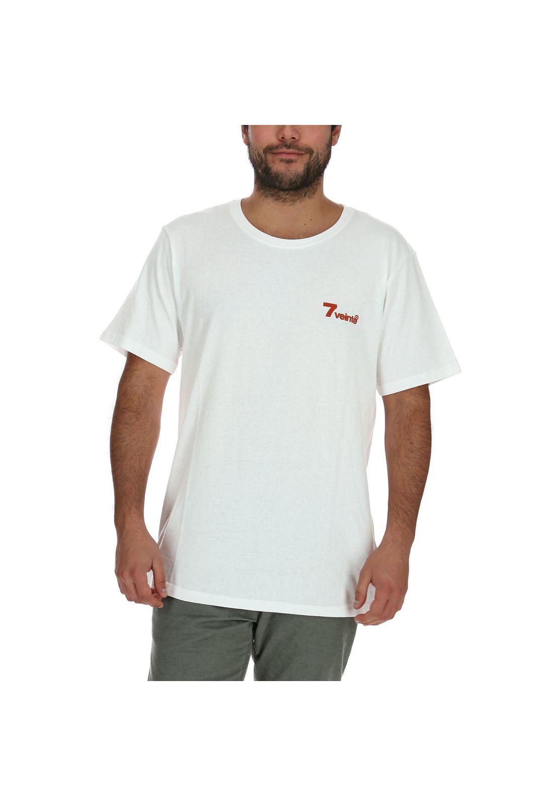 Polera M/C Hombre Heads Blanco-0