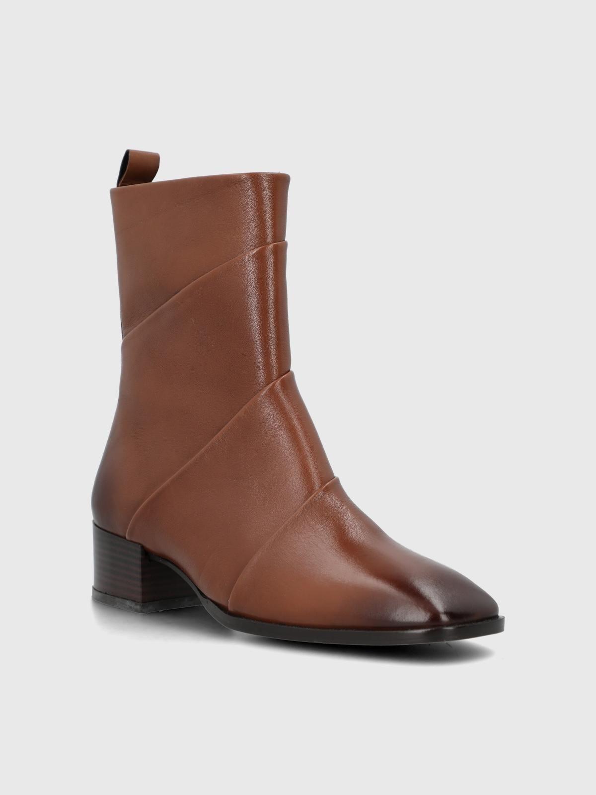 Botin Cuero Mujer Ivvy II Café-0