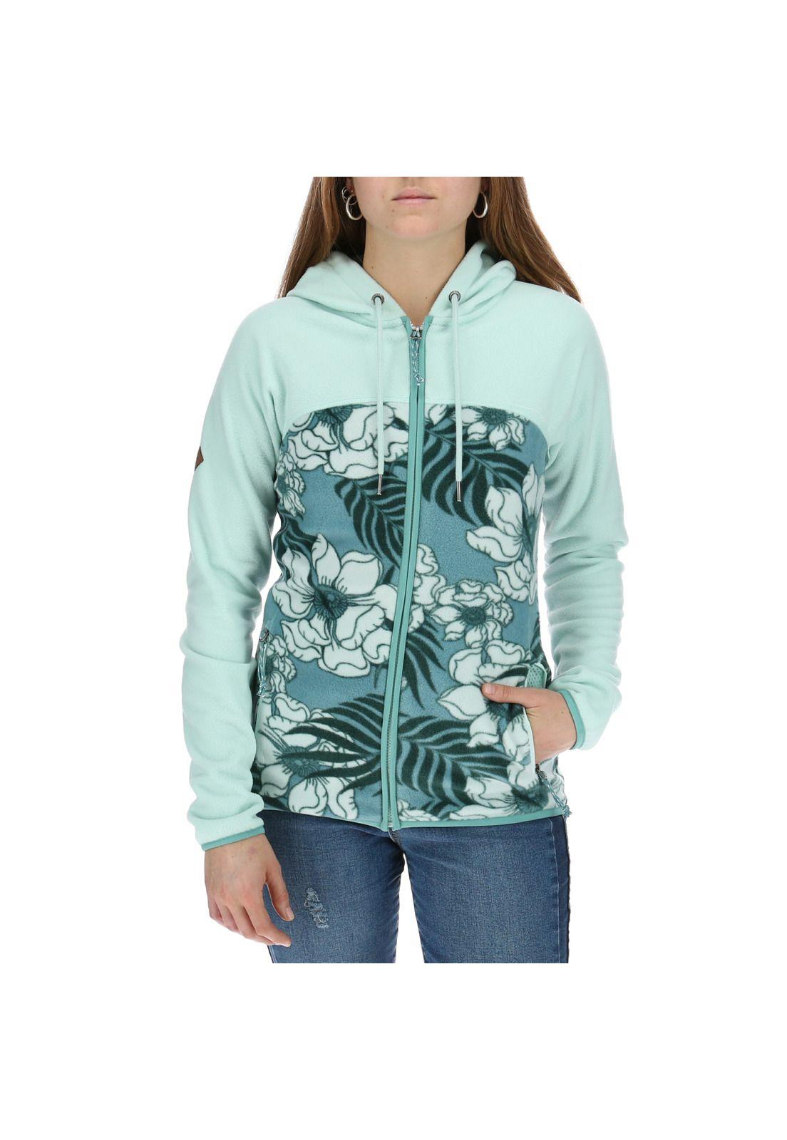 Poleron  Mujer Winnipeg Fz Turquesa-0