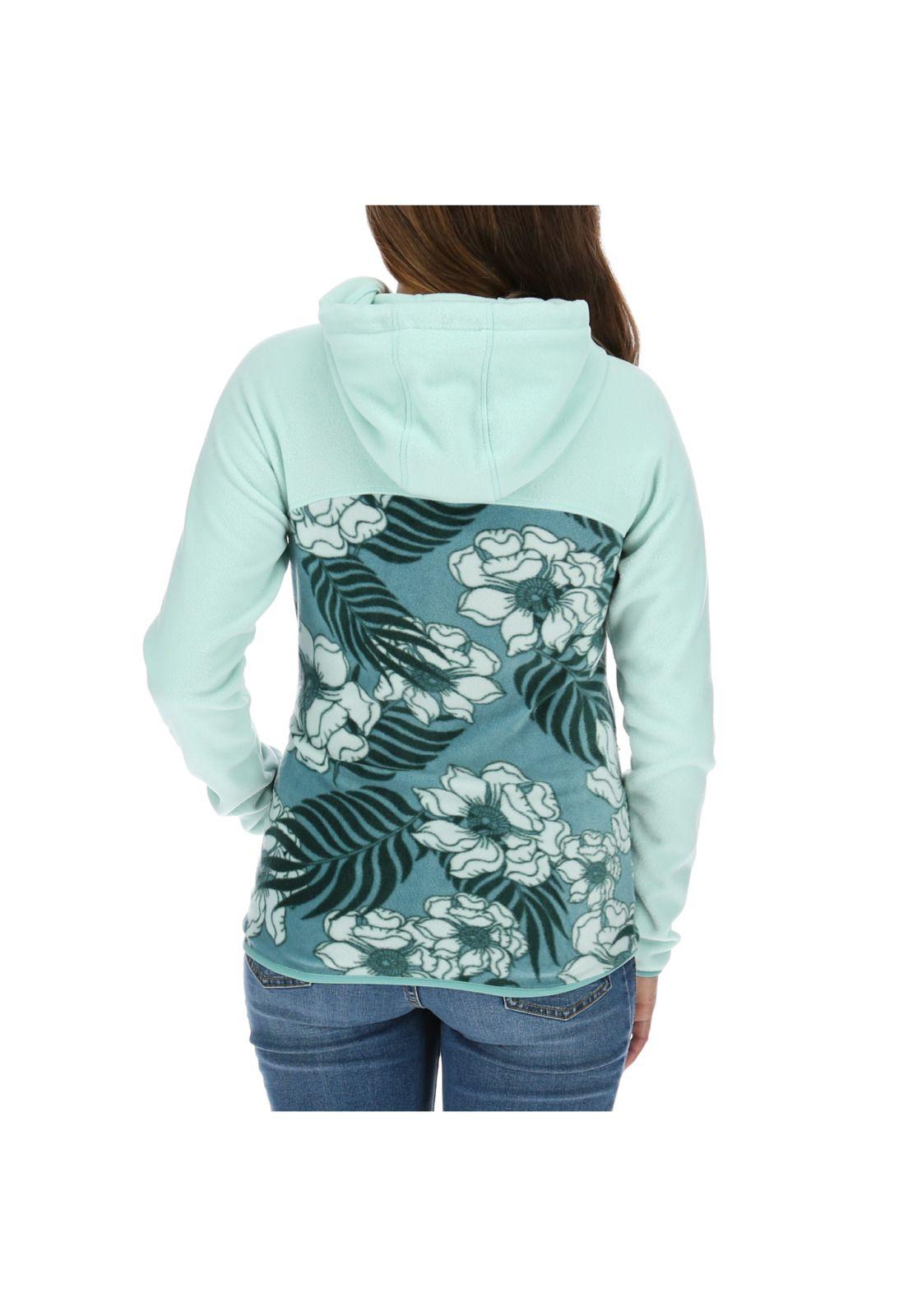 Poleron  Mujer Winnipeg Fz Turquesa-2