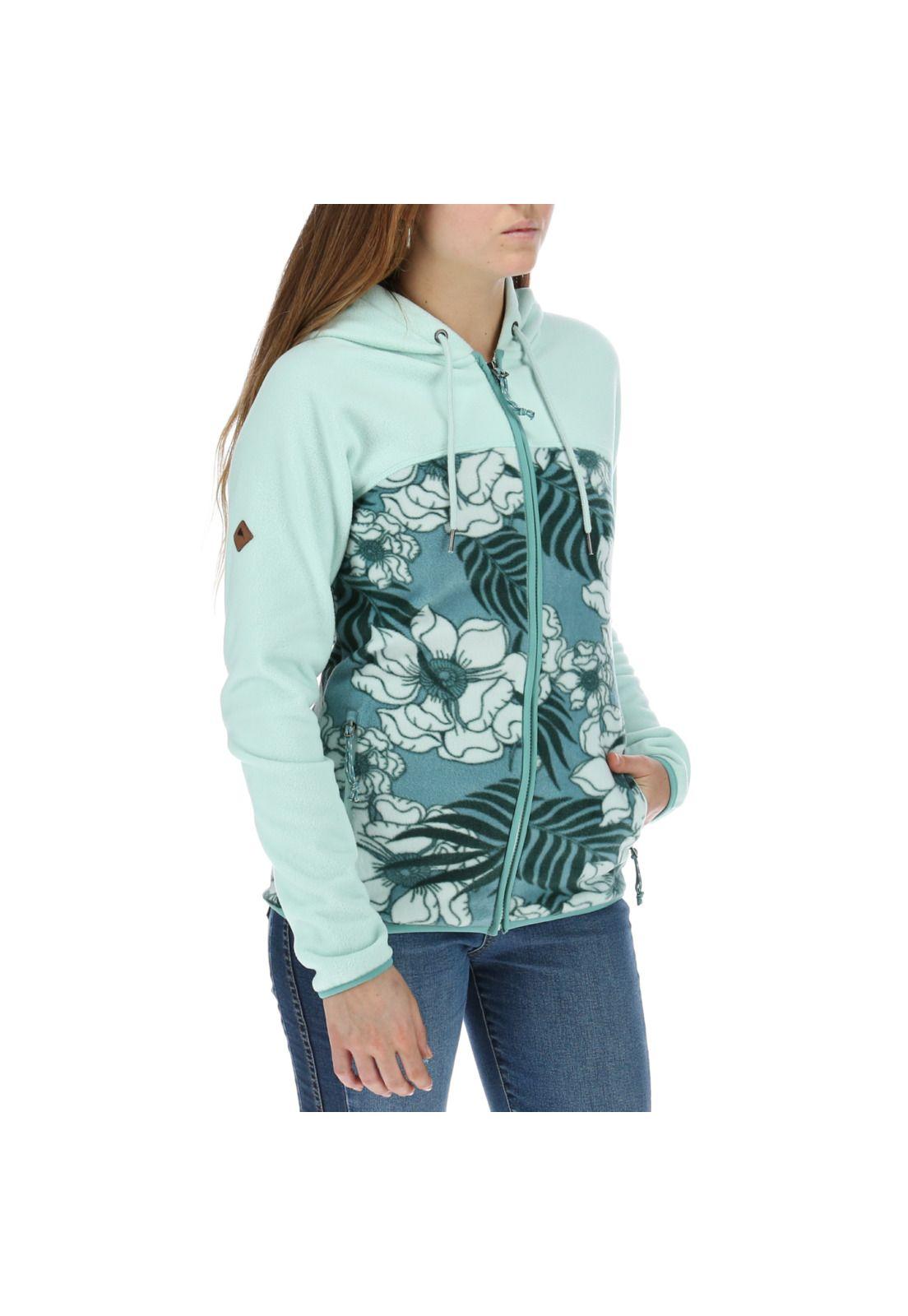 Poleron  Mujer Winnipeg Fz Turquesa-3