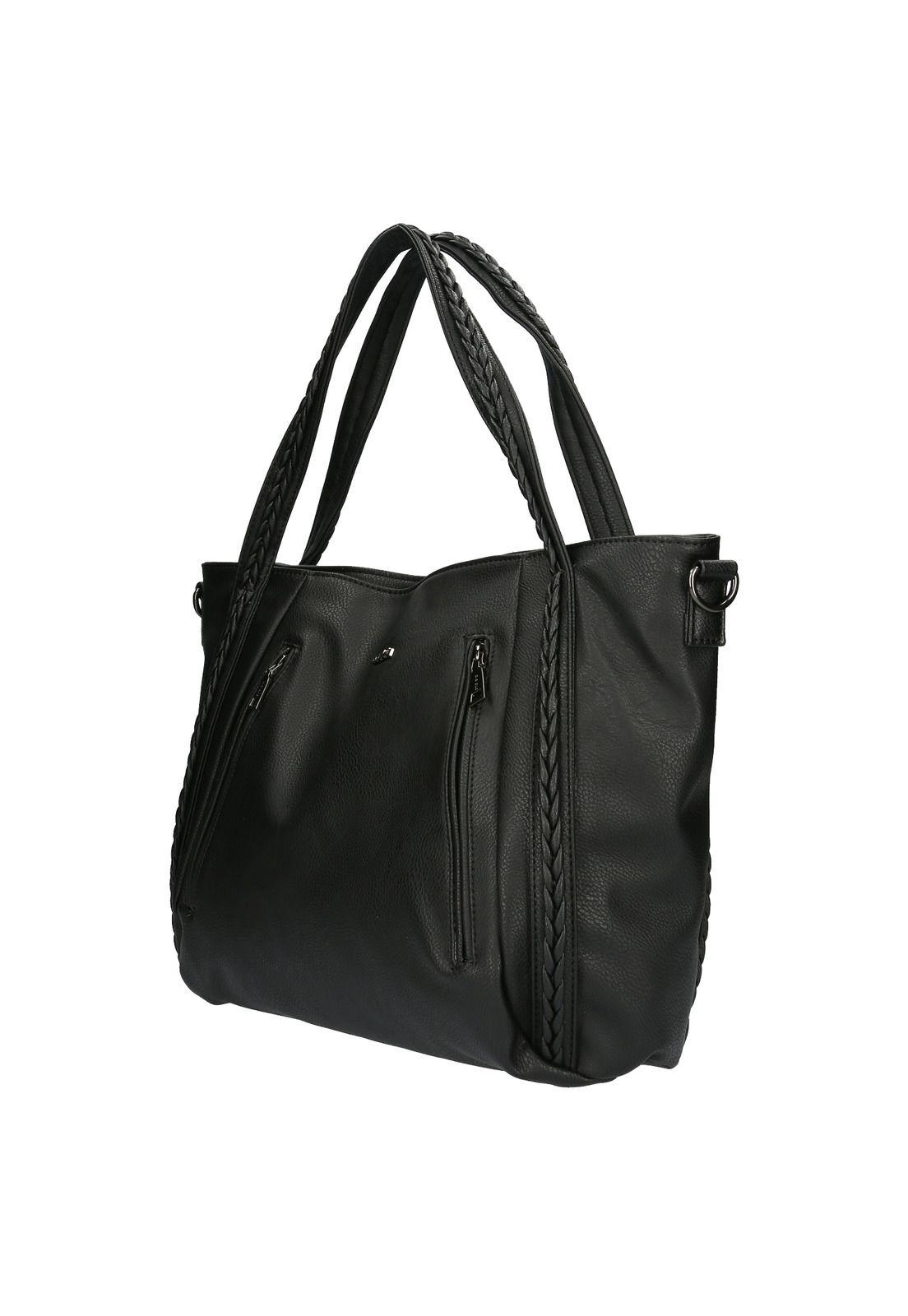 Cartera Mujer Recife Tote Negro-1