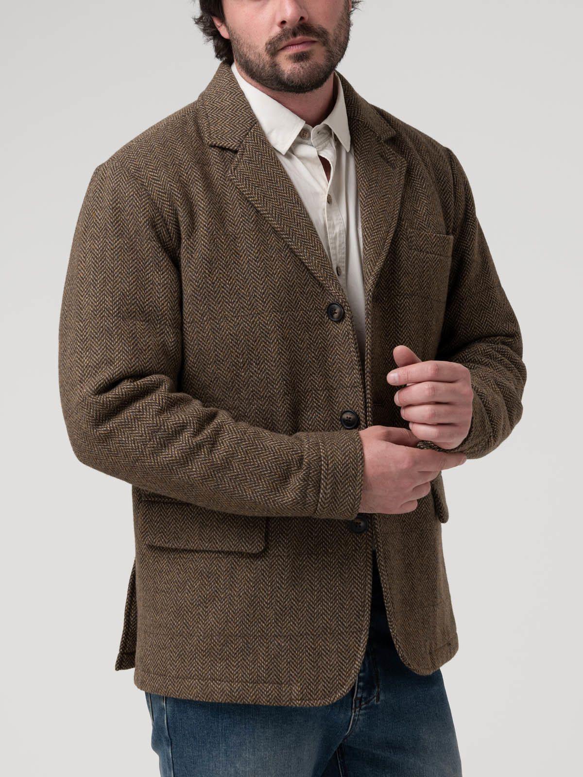 Chaqueta Lana Hombre Lewis Verde Rockford-4