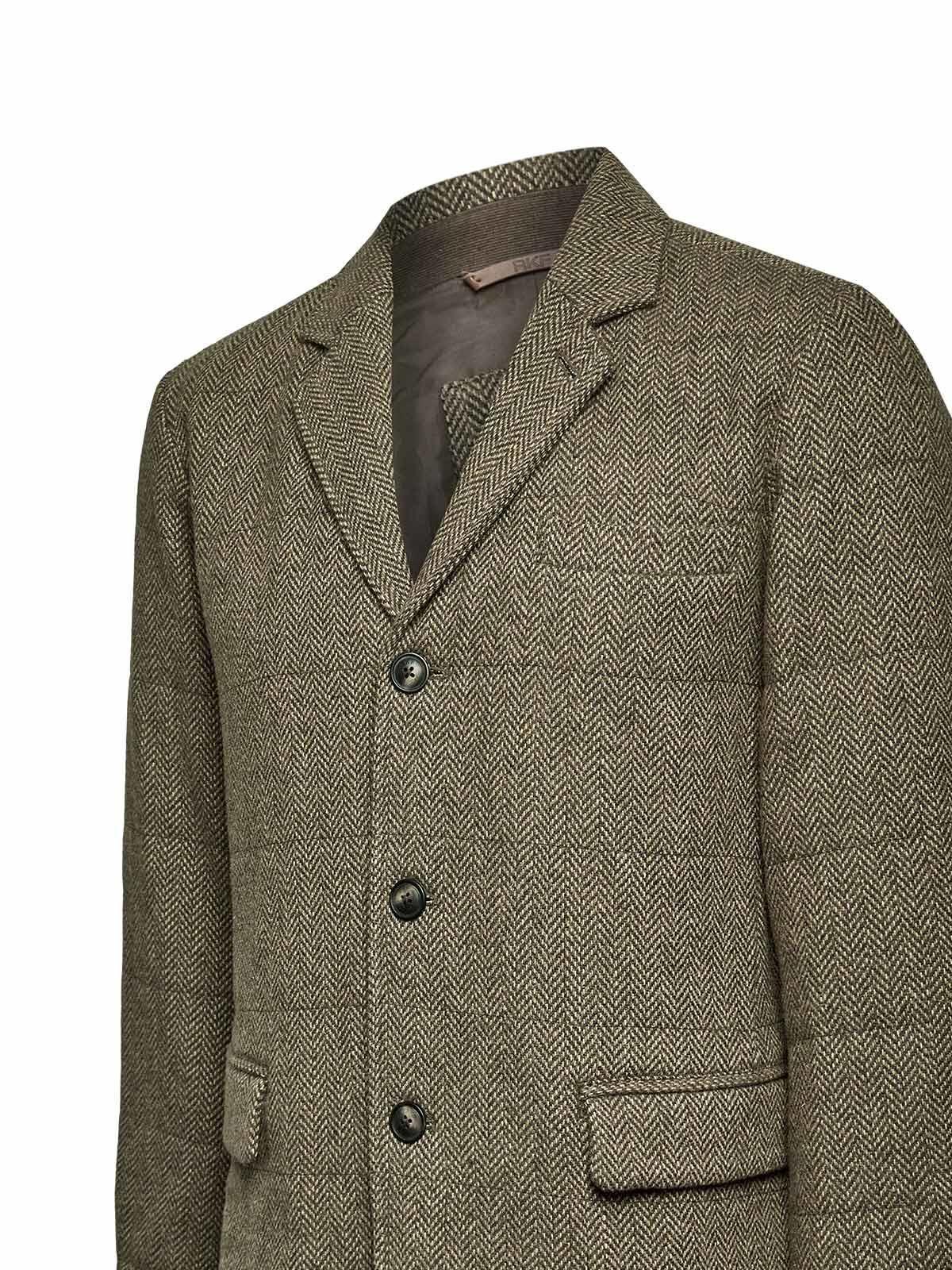 Chaqueta Lana Hombre Lewis Verde Rockford-3