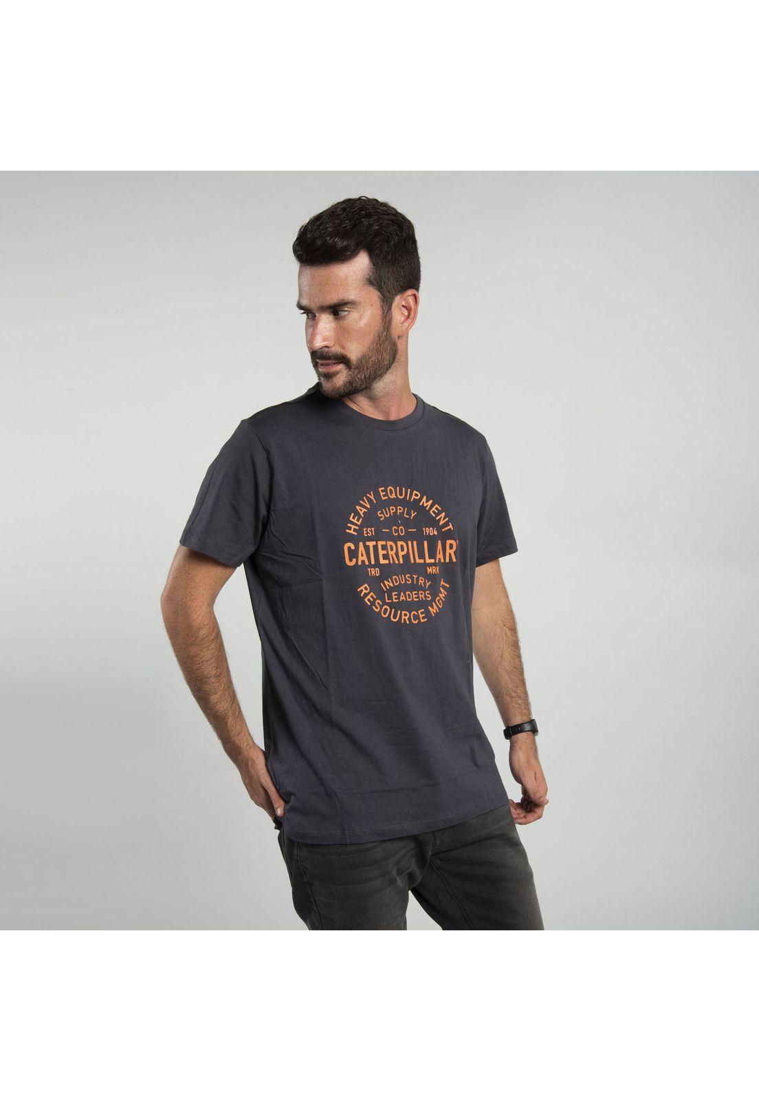 Polera Manga Corta  Hombre Resource Mgmt Tee Verde-1