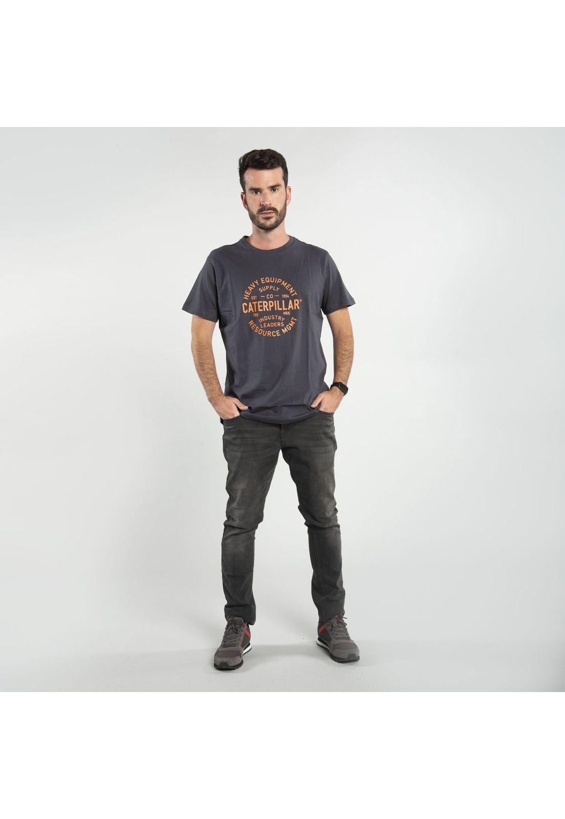 Polera Manga Corta  Hombre Resource Mgmt Tee Verde-4